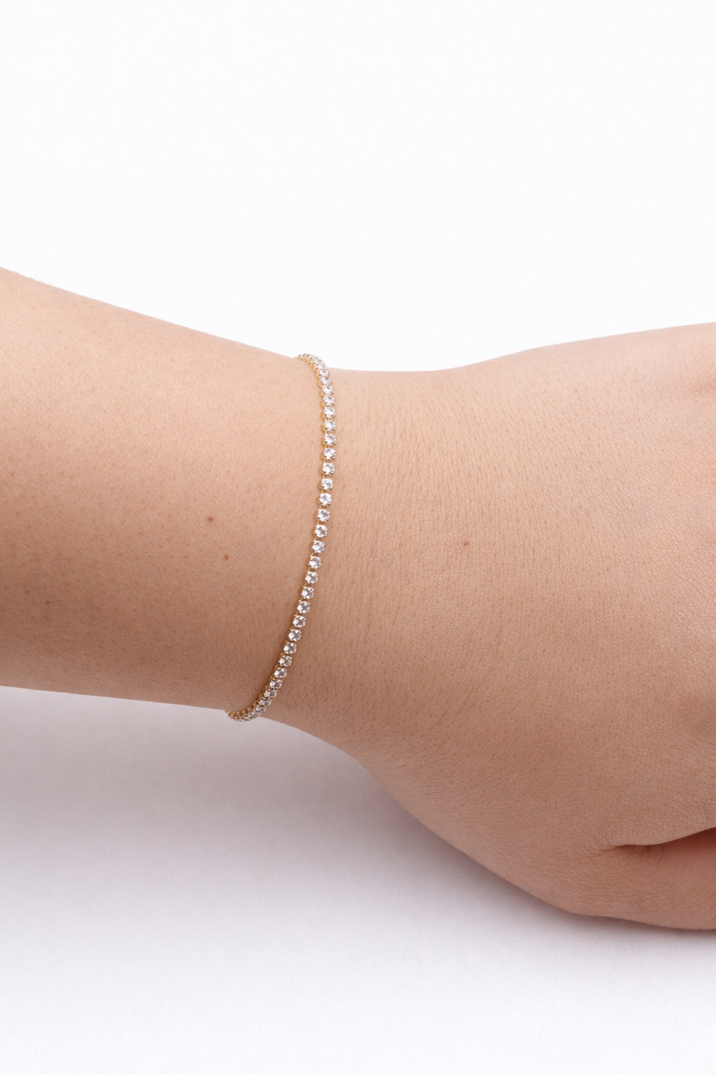 Náramok Lumine Tennis 2,5 mm, 14K zlato