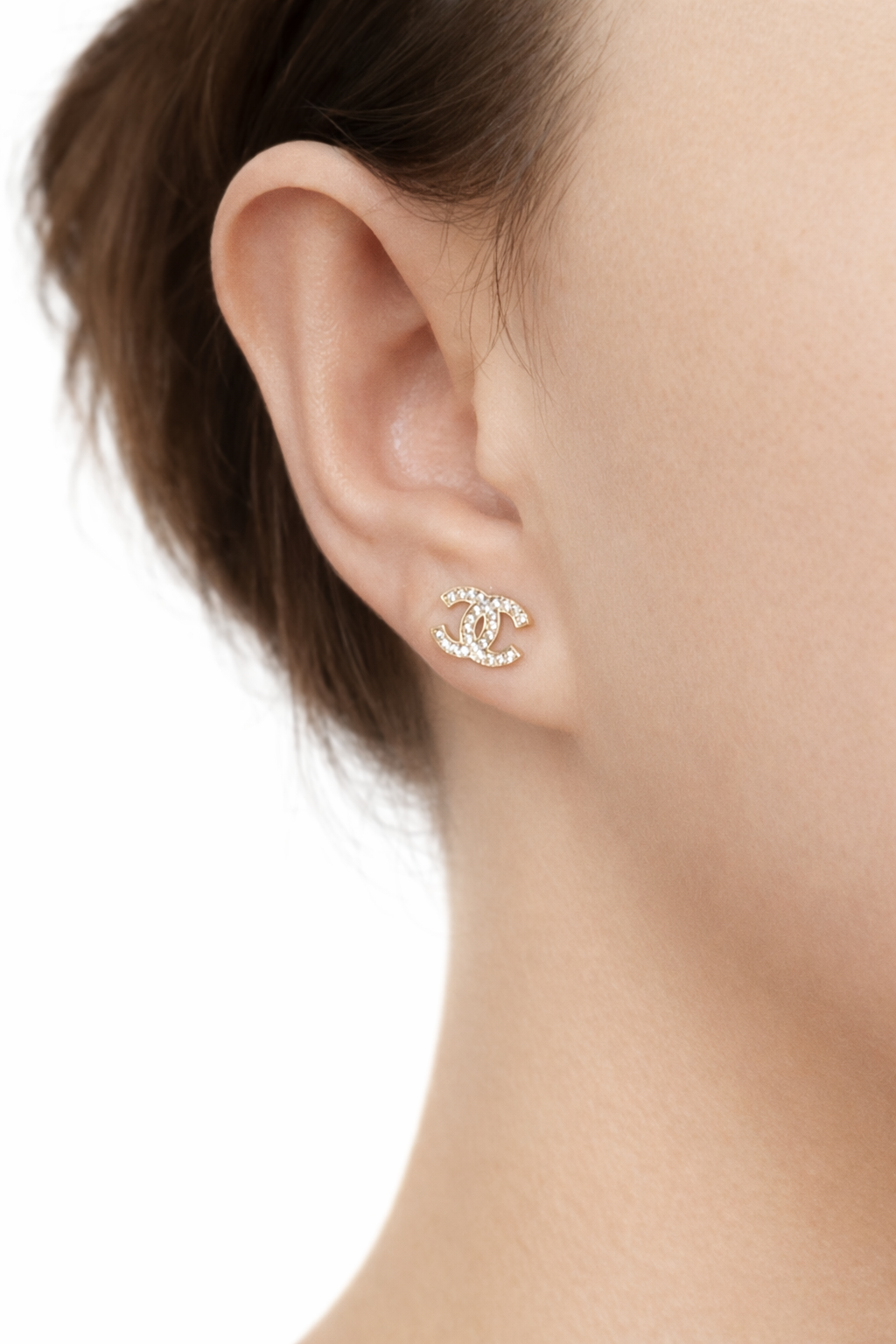 Napichovacie náušnice Étoile C Small, 14K zlato