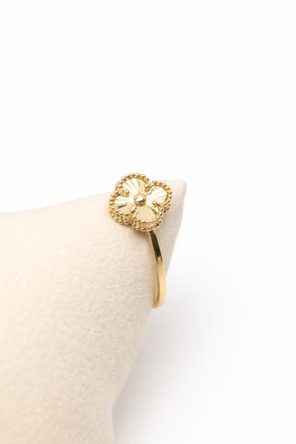 Prsteň Aurora Clover Shine malý, 14K zlato