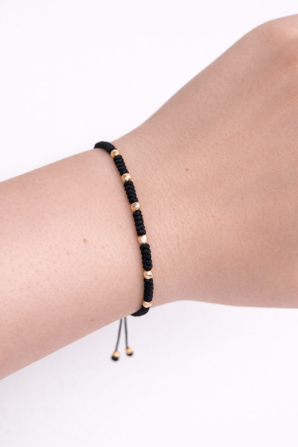 Náramok Obsidian, 14K zlato