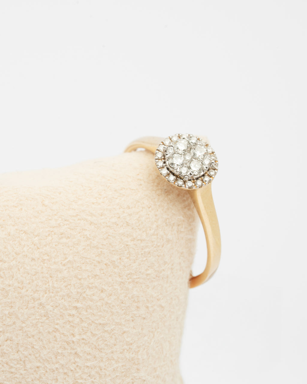 Prsteň Diamond Bloom Halo , 14K zlato