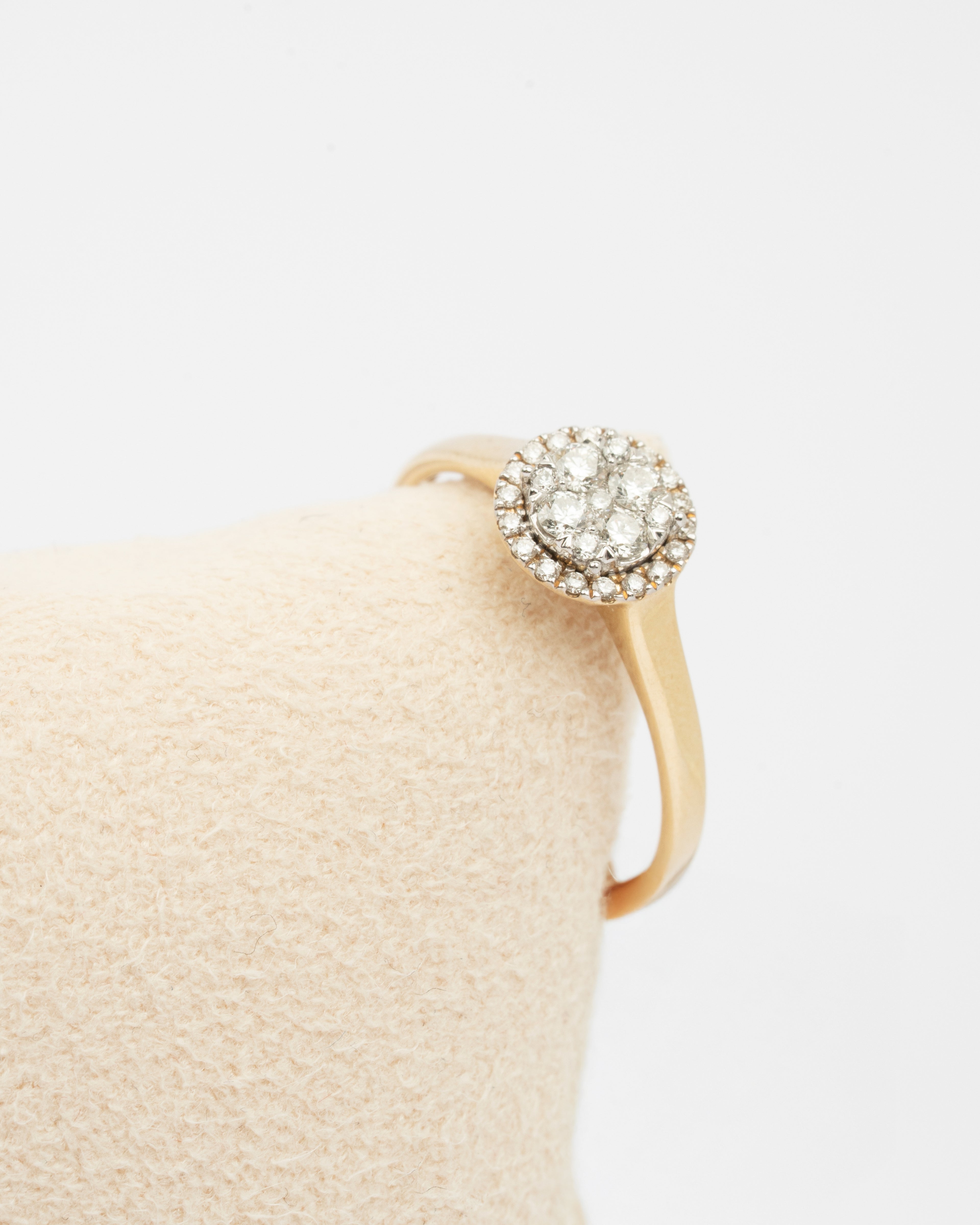 Prsteň Diamond Bloom Halo , 14K zlato