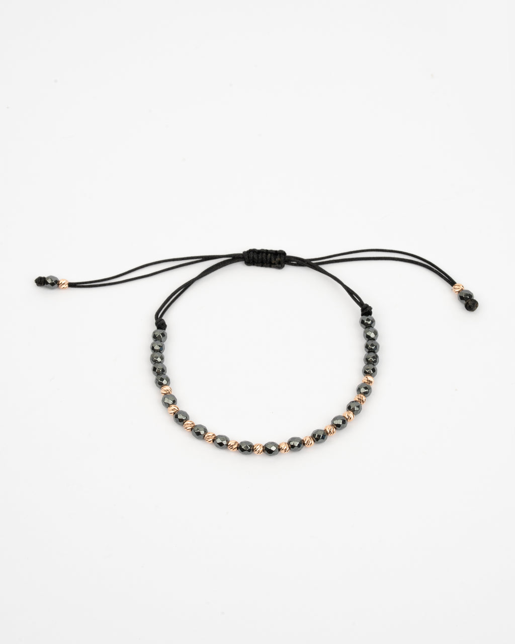 Zlatý šnúrkový náramok Hémis Rosé, 14K zlato