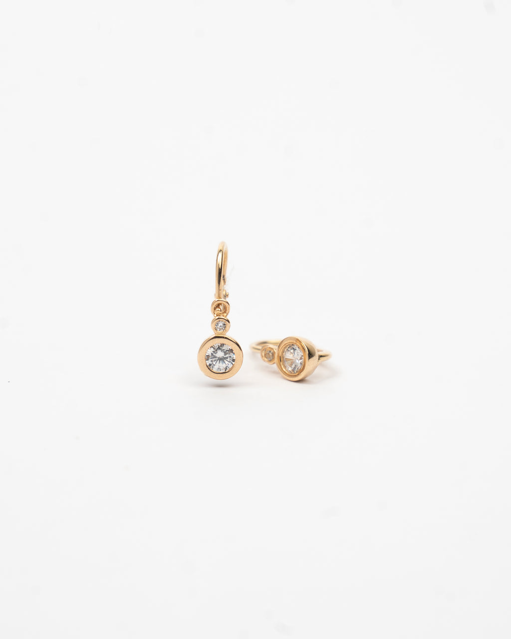 Náušnice Bella Duo, 14K zlato