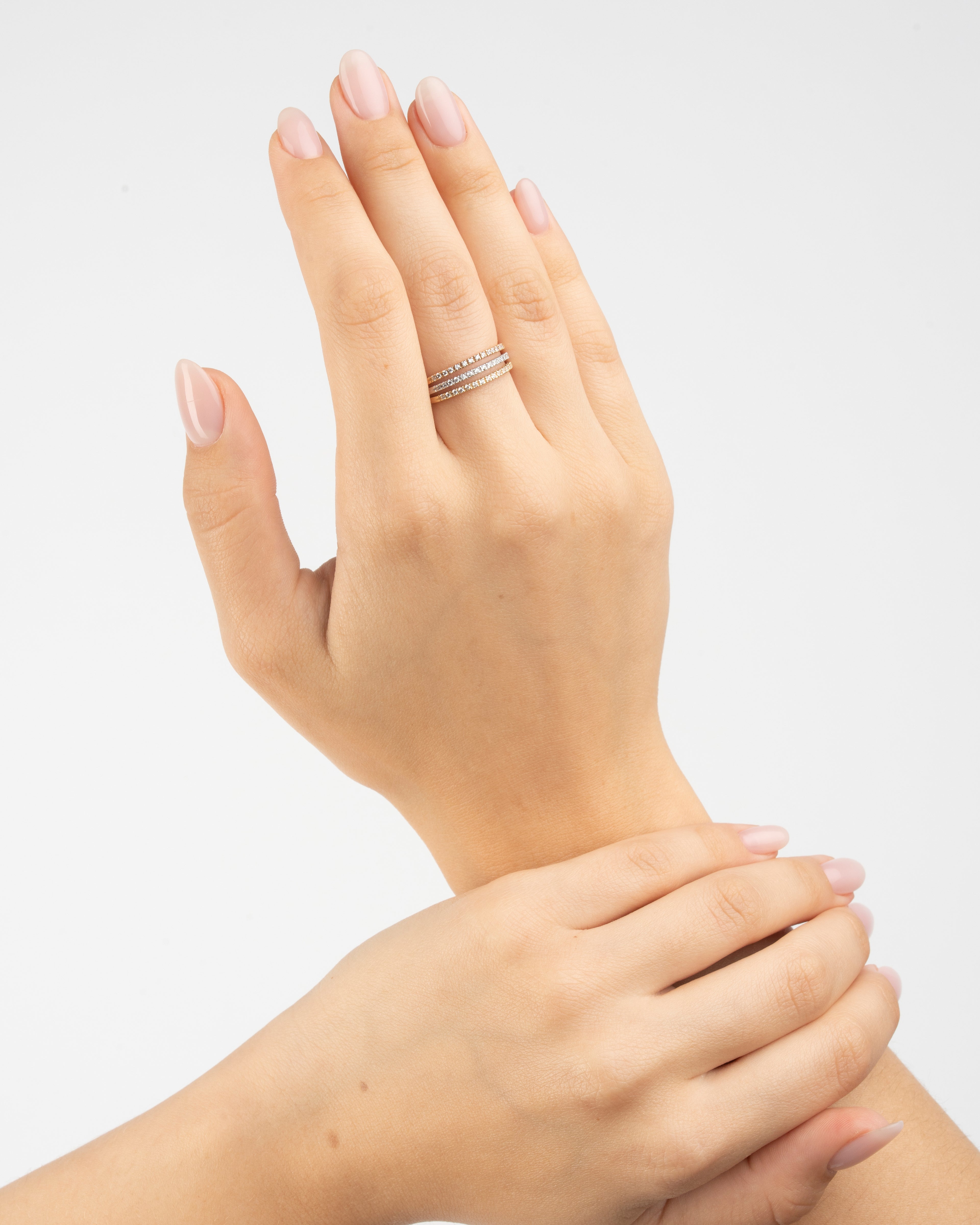 Prsteň Trielle, 14K zlato