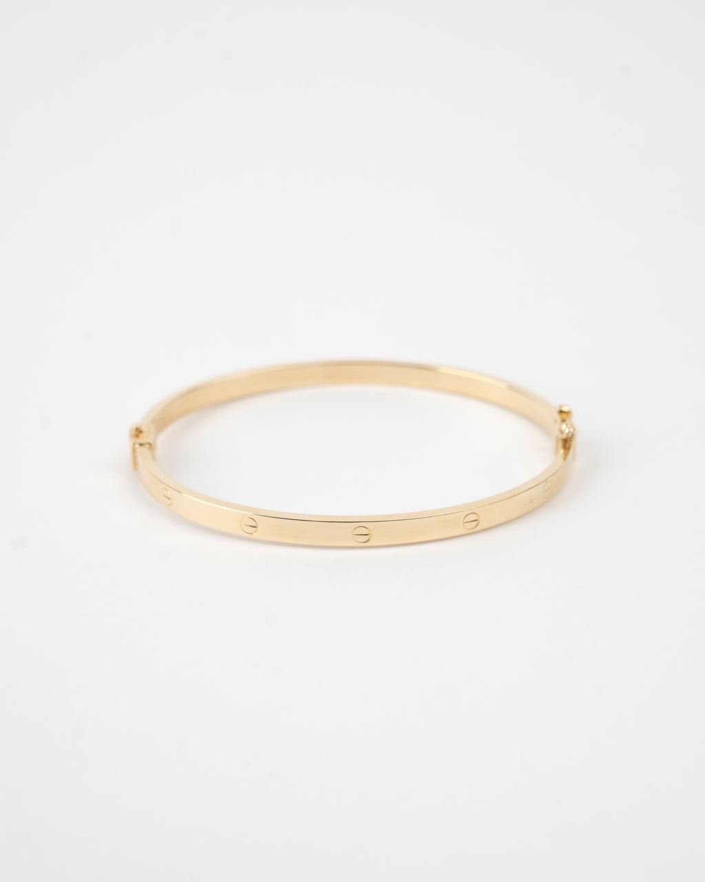 Pevný náramok Éternité Screw, 14K zlato