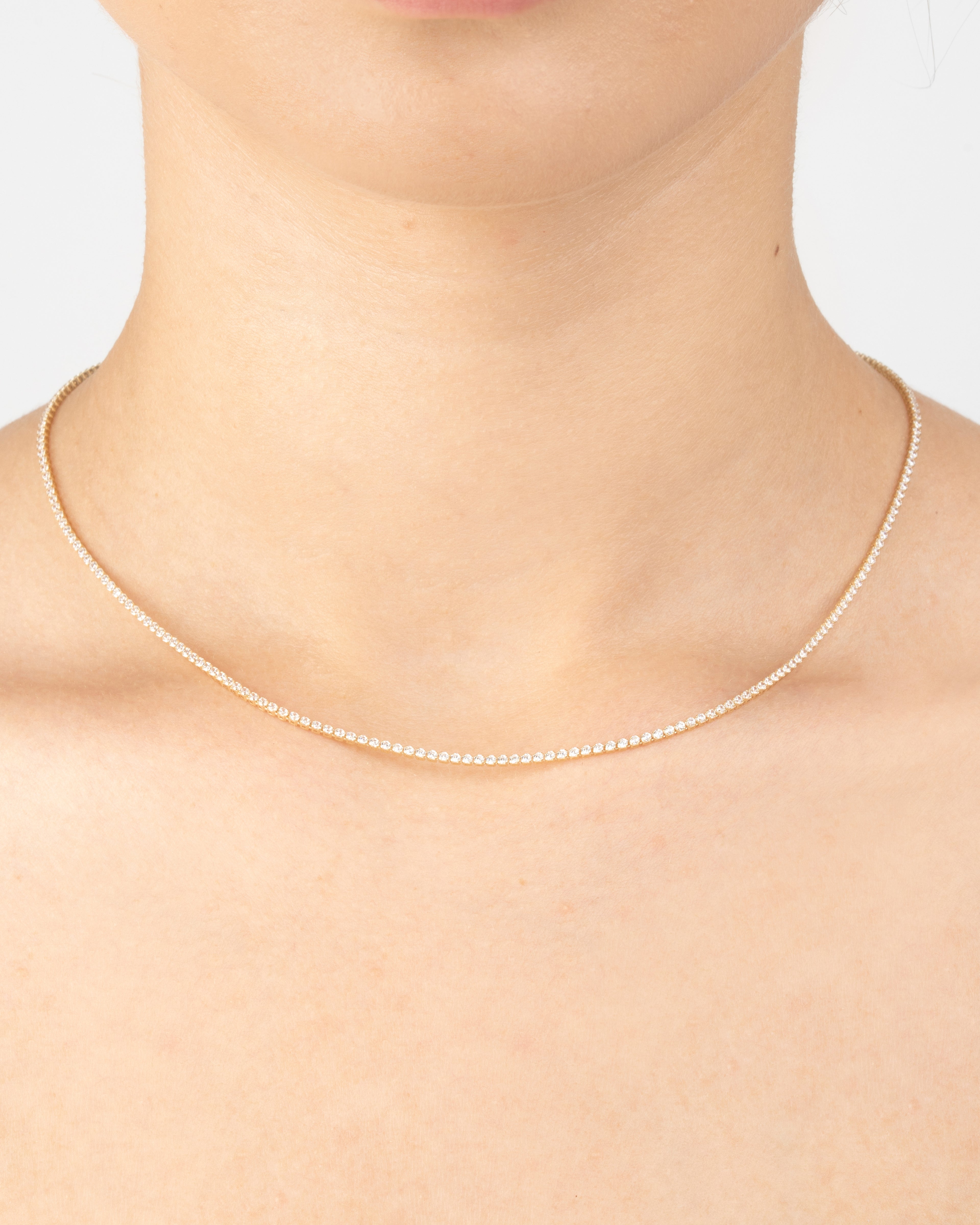 Náhrdelník Lumine Tennis , 14K zlato