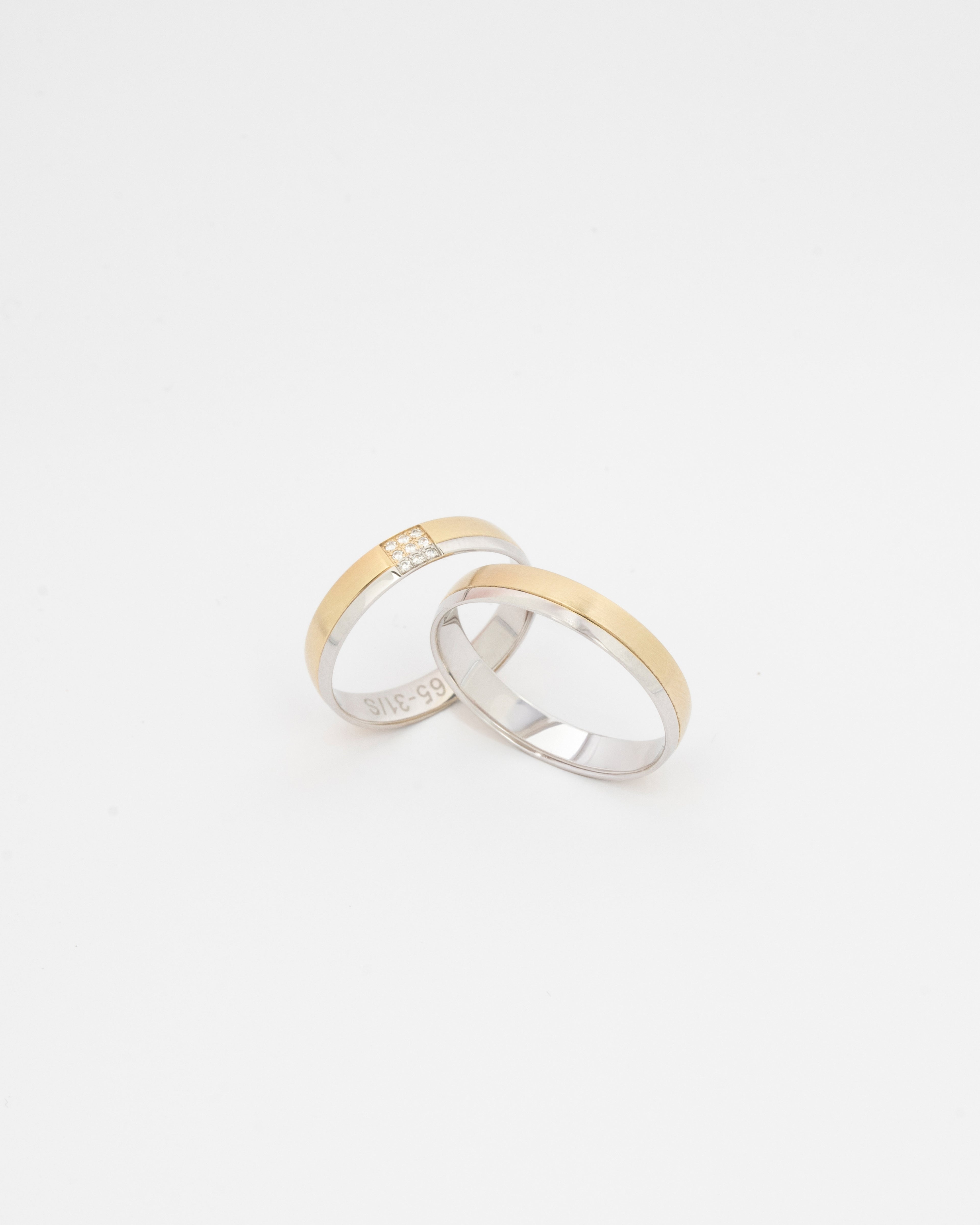 Obrúčky Infinity, 14K zlato