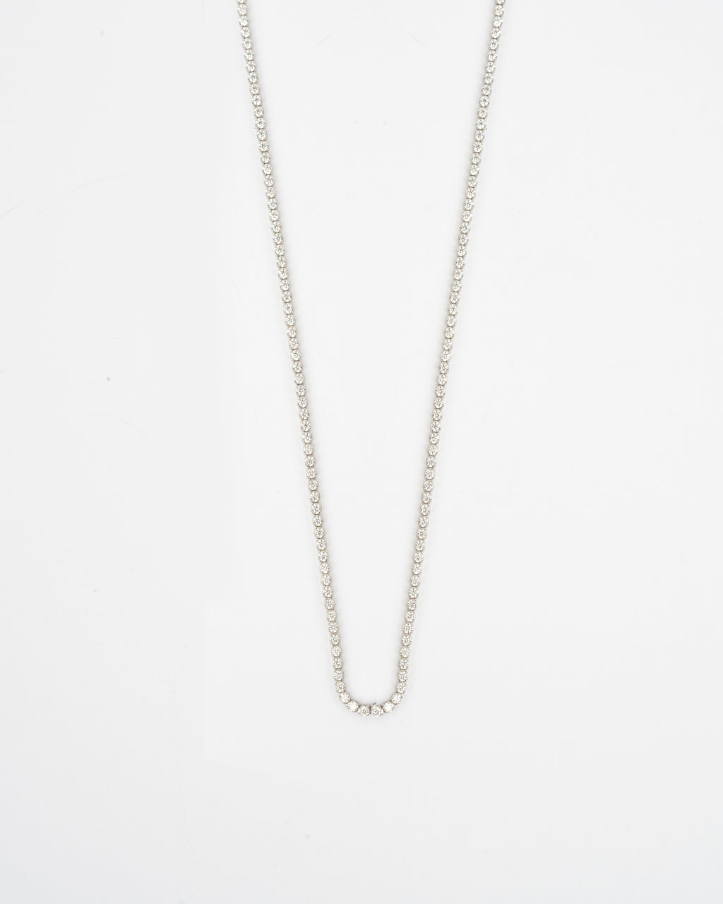 Náhrdelník Lumine Tennis , 14K biele zlato