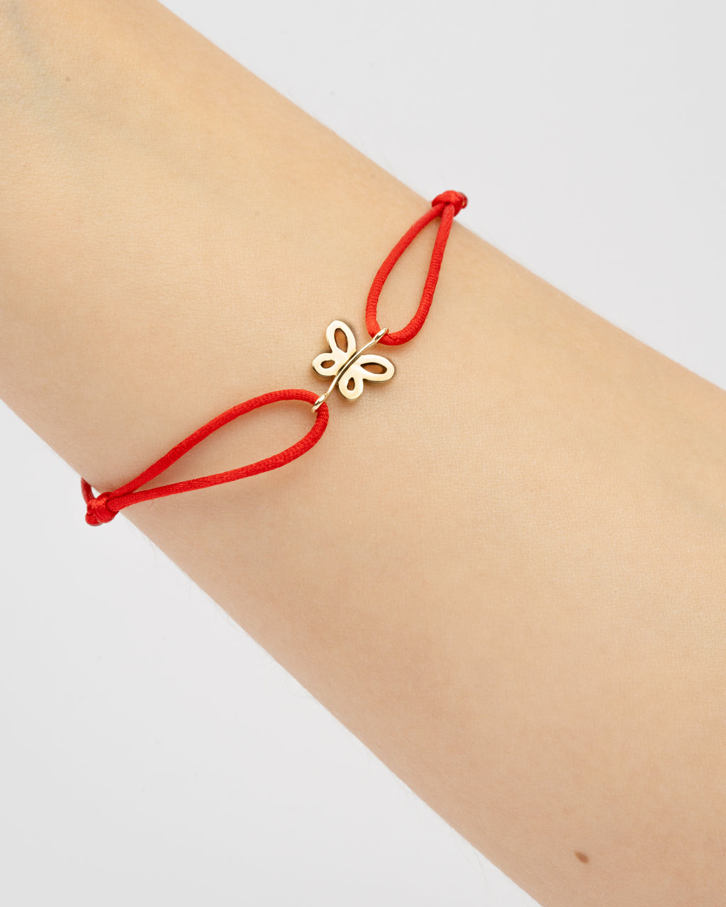 Zlatý šnúrkový náramok Golden Wings, 14K zlato