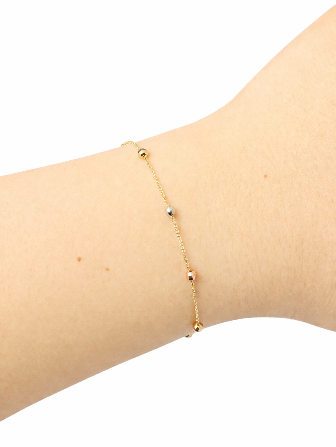 Náramok Nayelle Beads Trio, 14K zlato