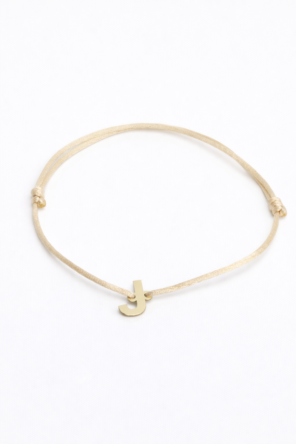 Atelier Initial String Bracelet, 14K zlato