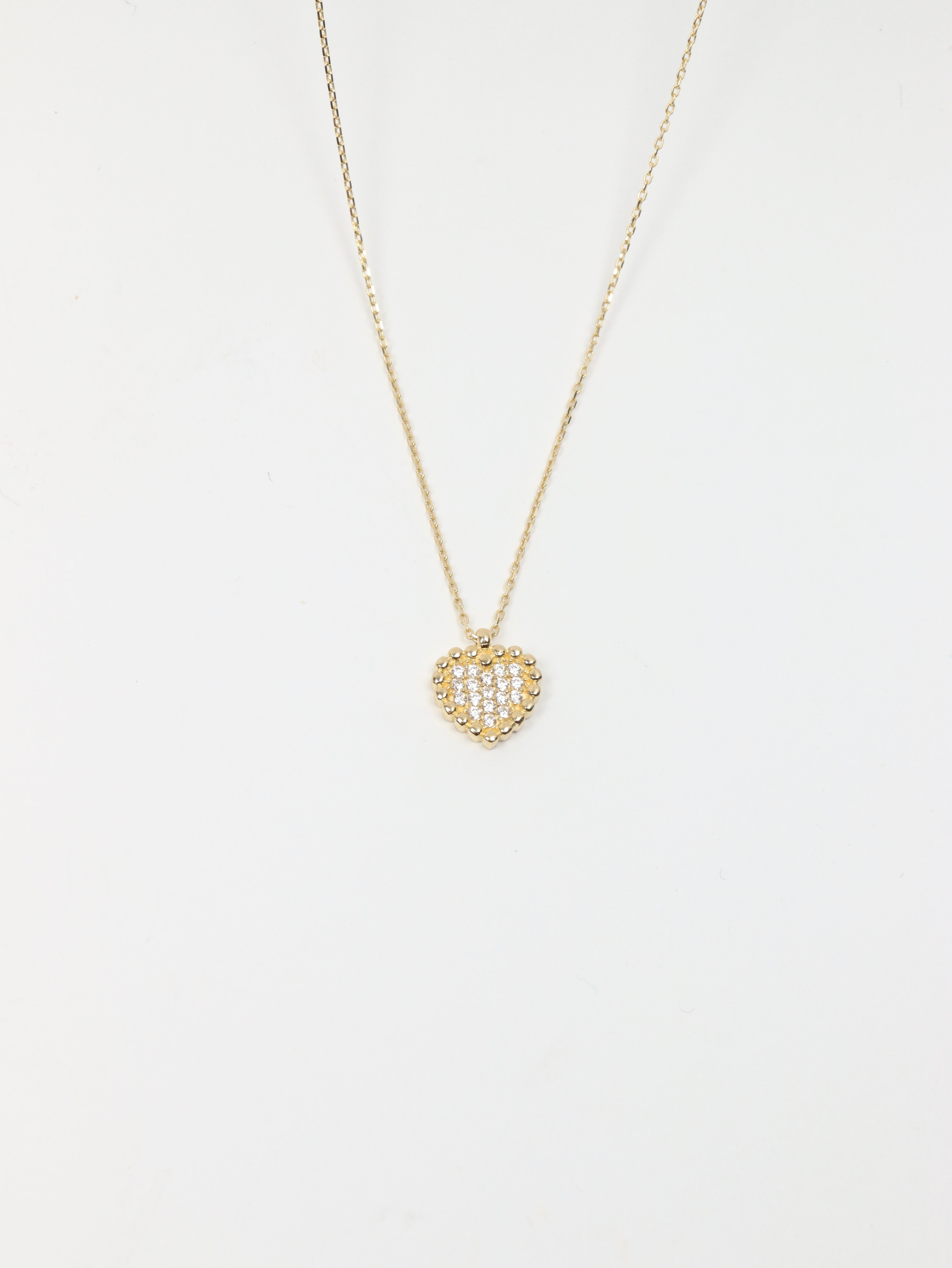 Náhrdelník Amour Pavé, 14K zlato