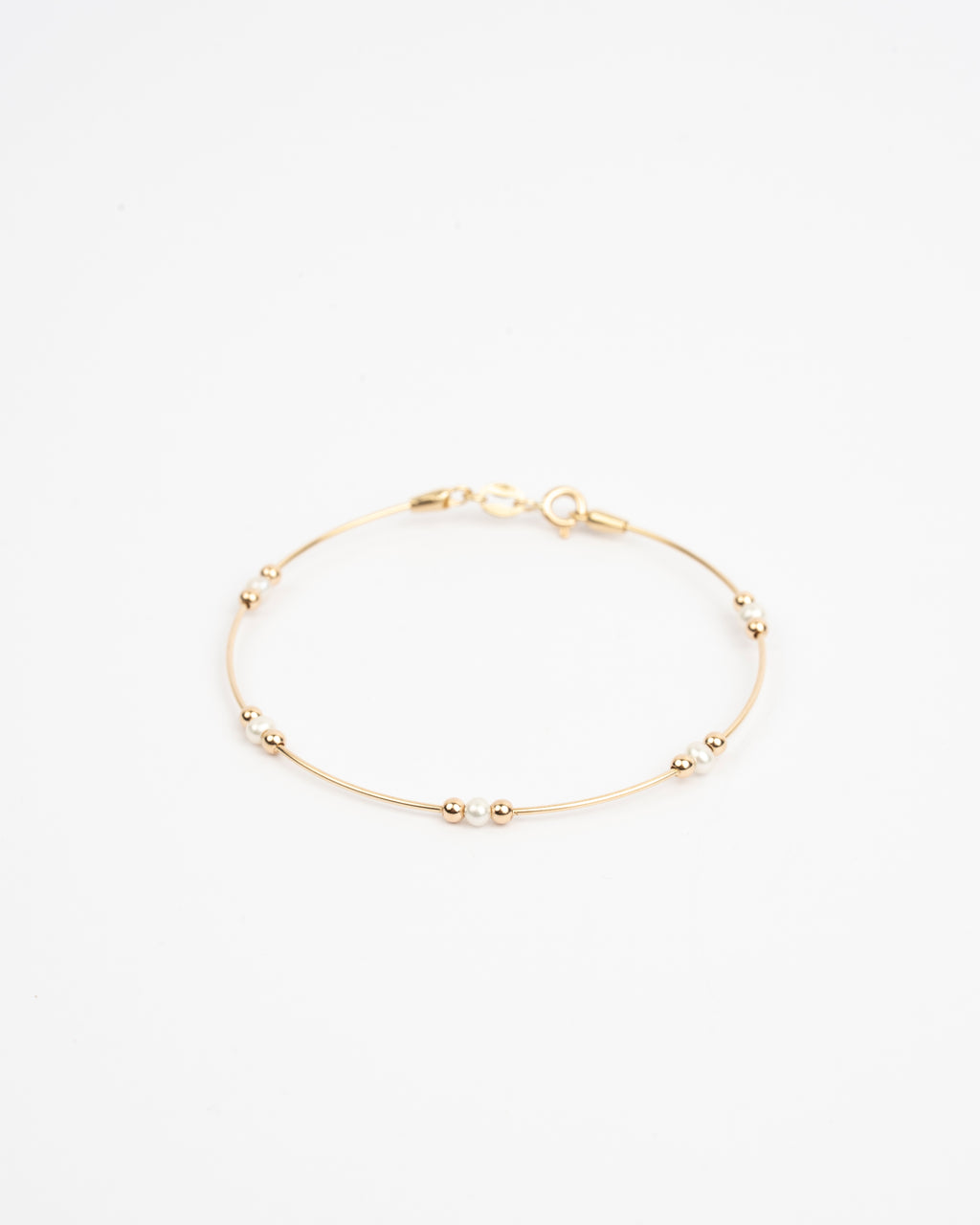 Pevný náramok Elayne, 14K zlato