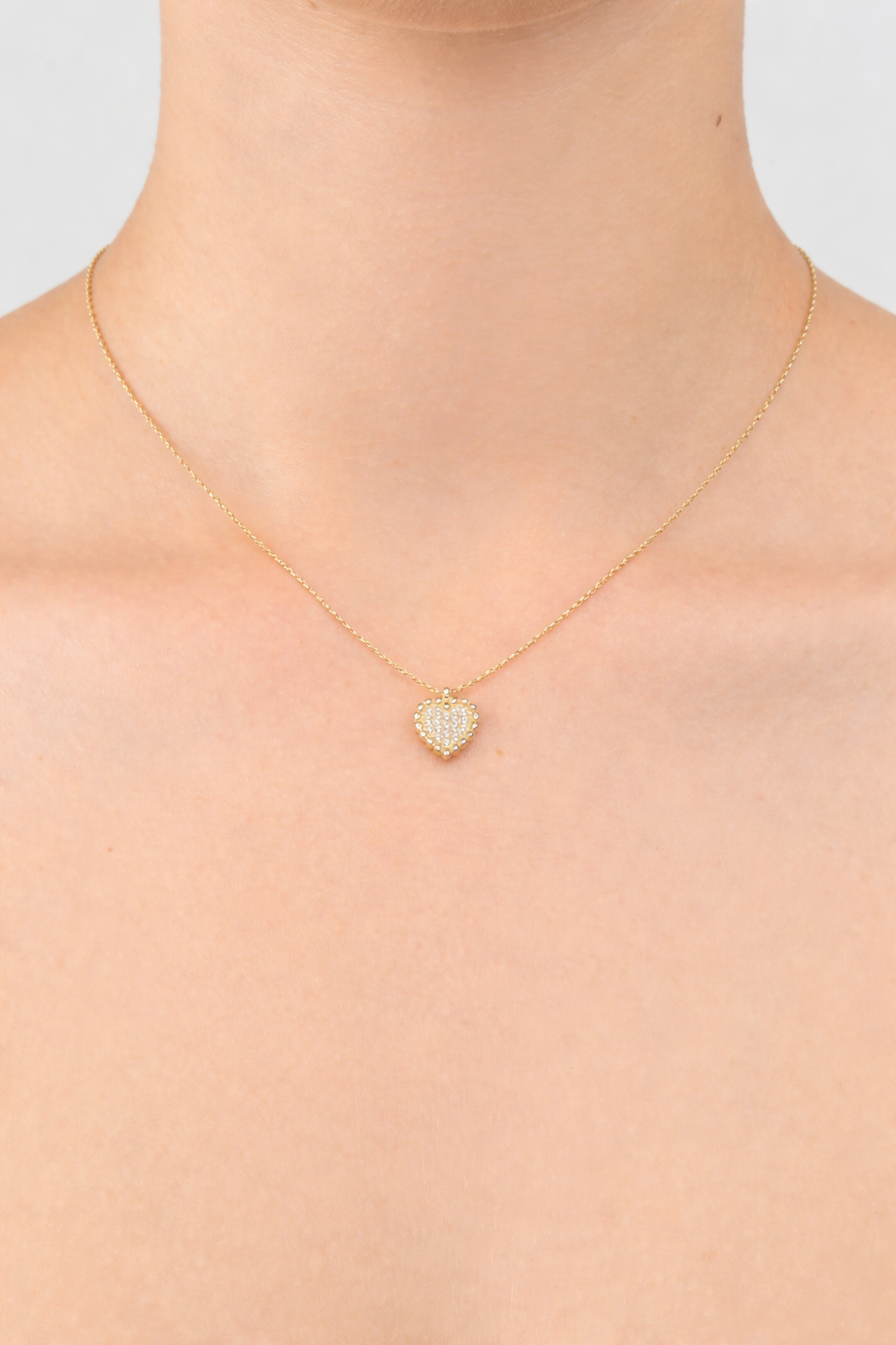 Náhrdelník Amour Pavé, 14K zlato