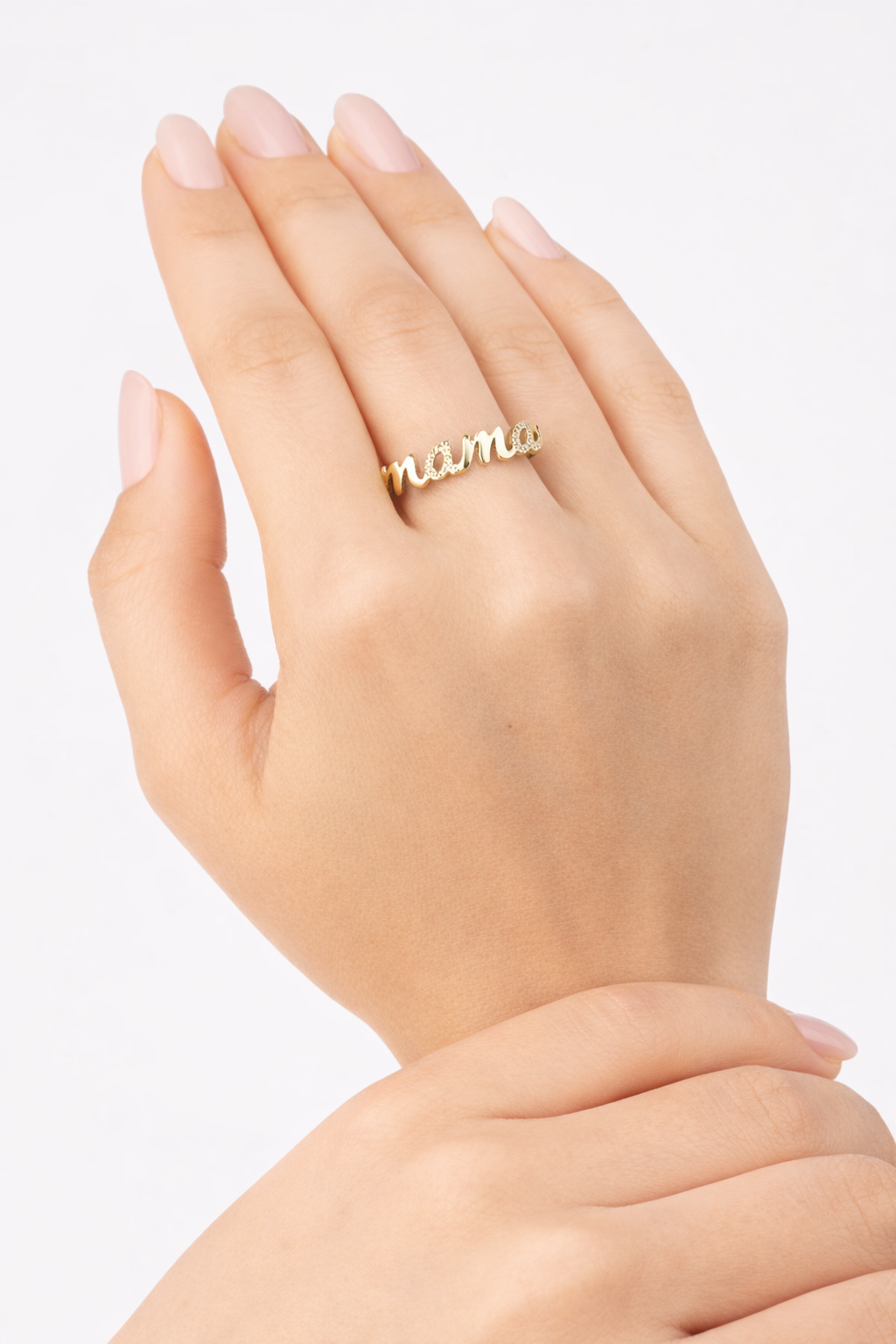 Atelier “MAMA” Glow Ring, 14K zlato