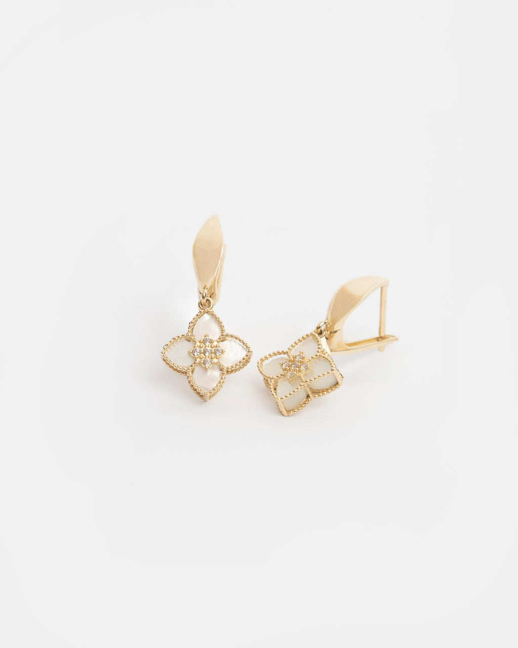 Náušnice na francúzske zapínanie Blanche Fiora , 14K zlato