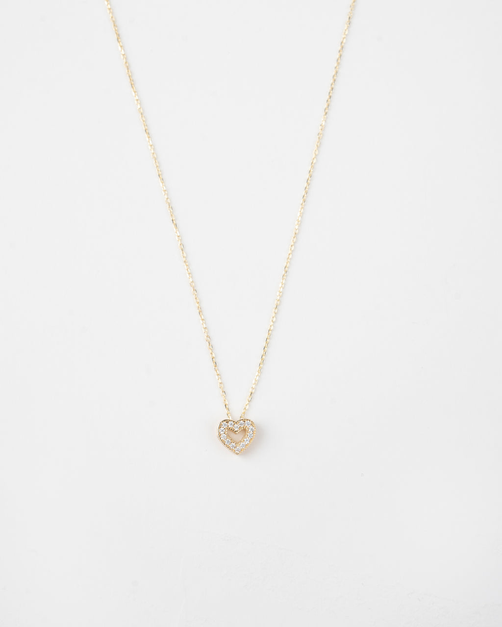 Náhrdelník Cœur Brillant, 14K zlato