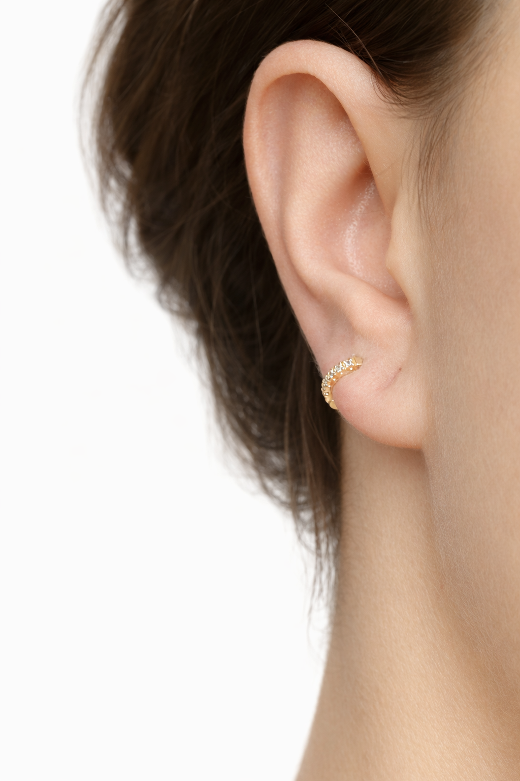 Mini kružky Luné, 14K zlato