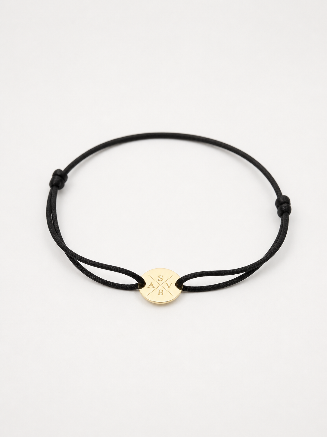 Šnúrkový náramok Axis, 14K zlato