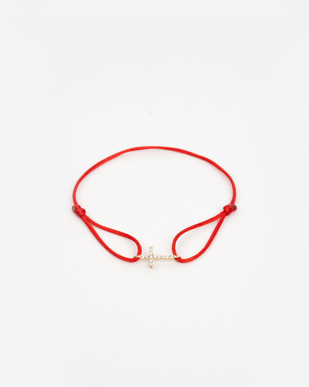 Zlatý šnúrkový náramok Eternal Faith, 14K zlato