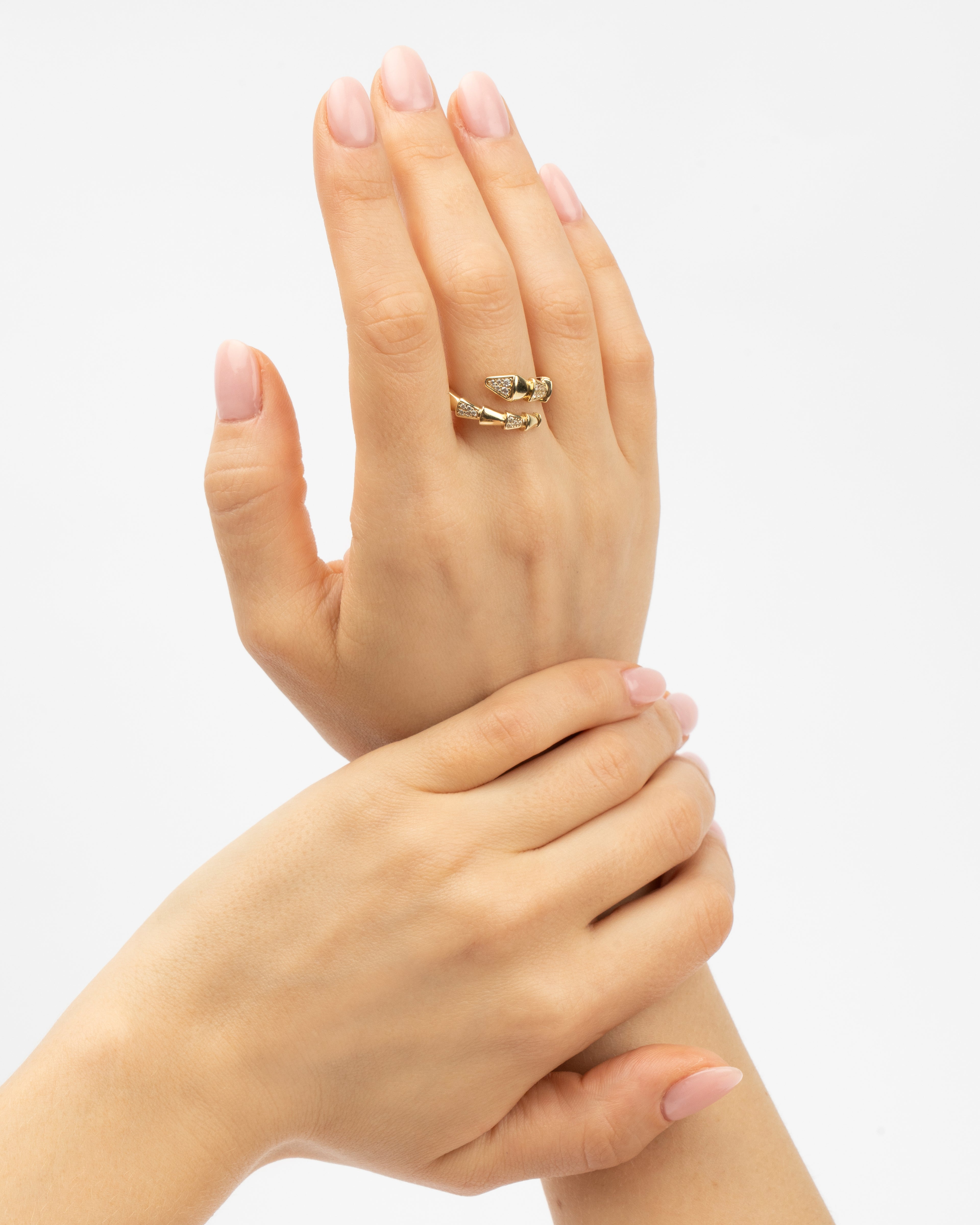 Prsteň Virelia Serpente, 14K zlato