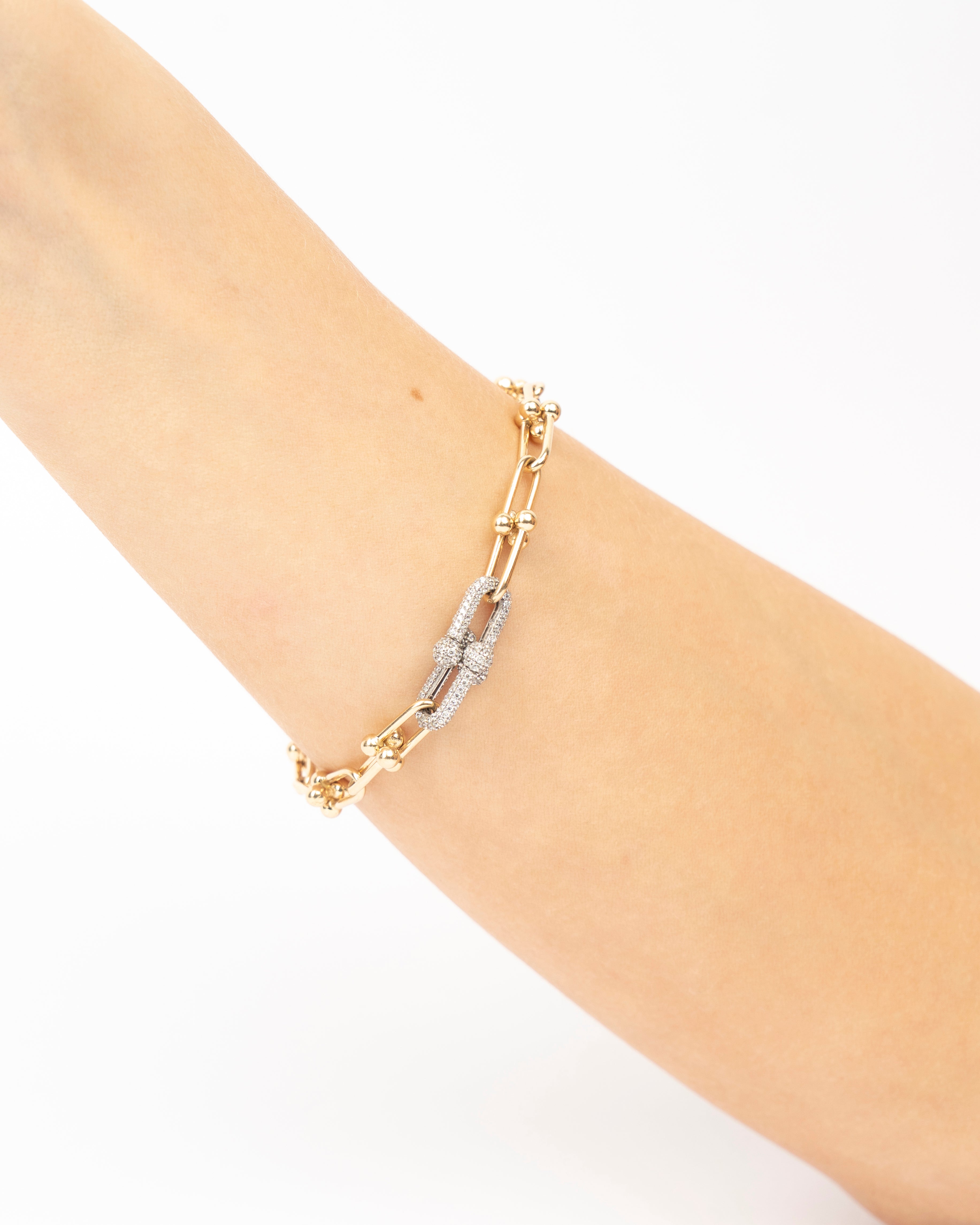 Náramok Valerio Link, 14K zlato