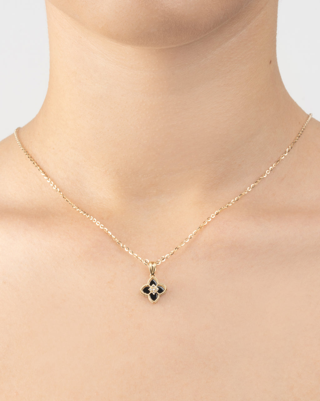 Prívesok Noir Fiora, 14K zlato