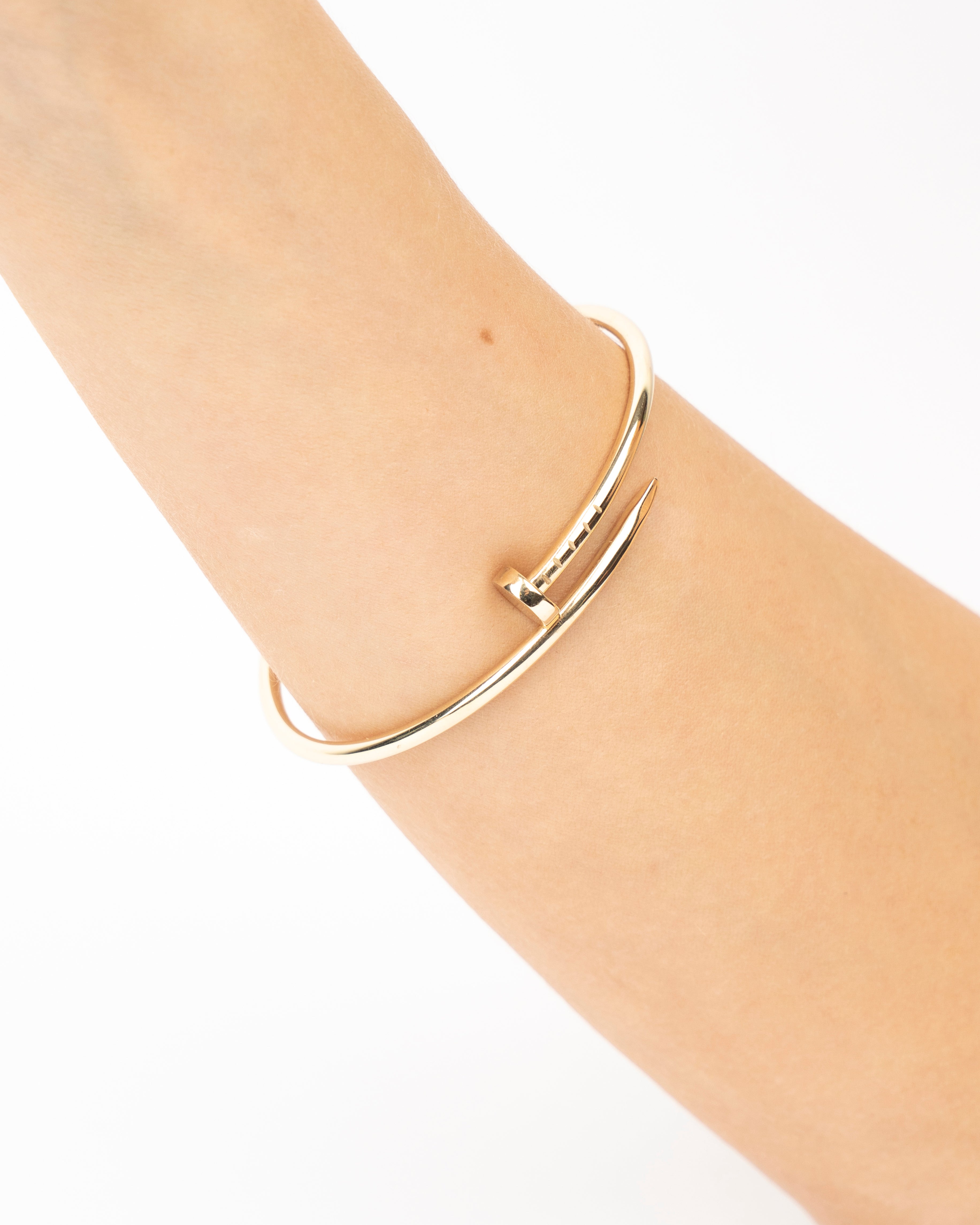 Pevný náramok Clou Pure, 14K zlato