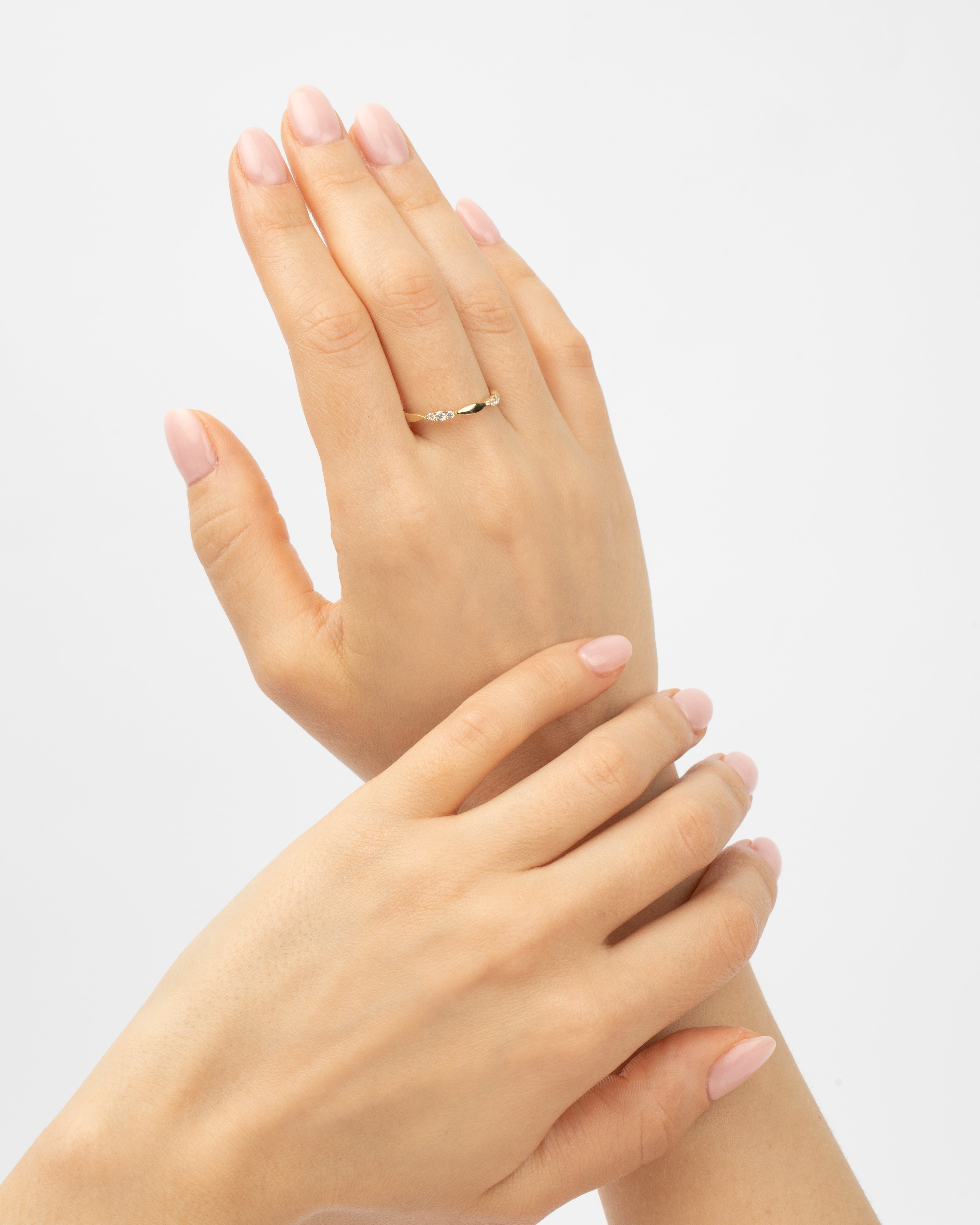 Prsteň Serina Twist, 14K zlato