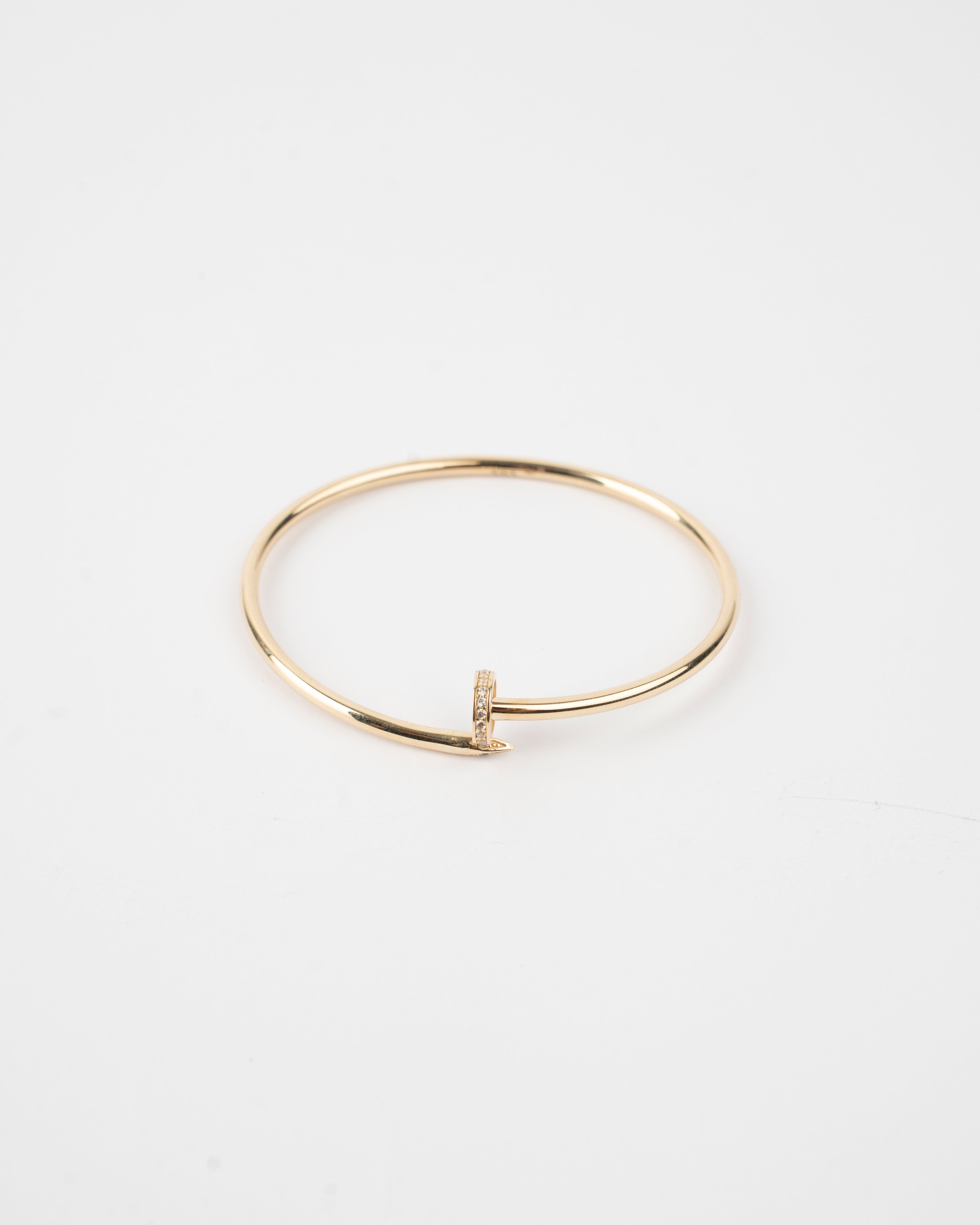 Pevný náramok Eternal Clou II, 14K zlato