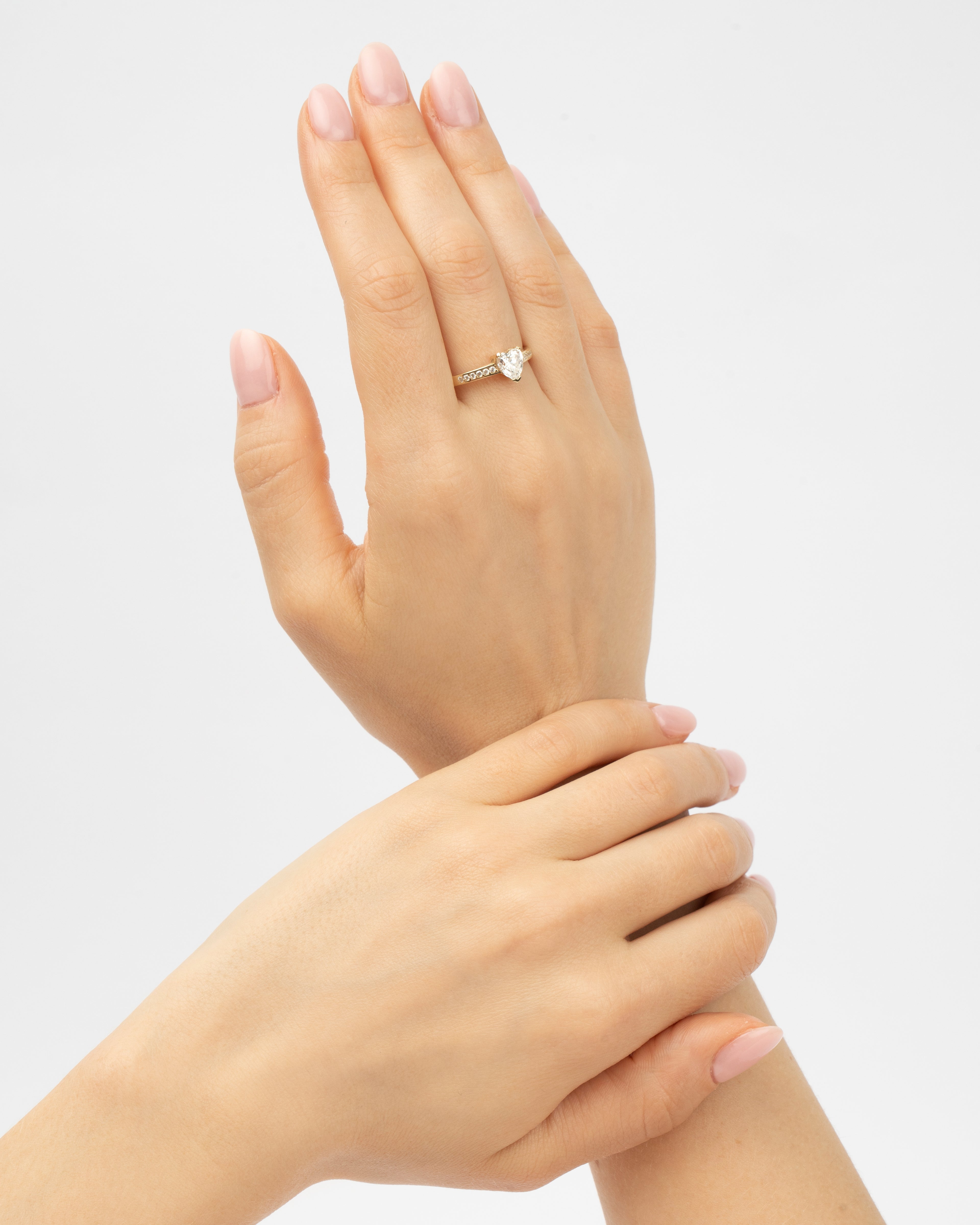 Prsteň Amoria Cuore, 14K zlato