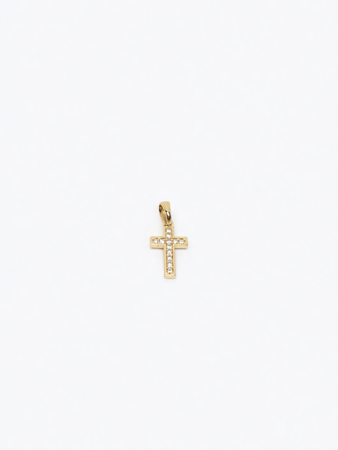 Prívesok Éliane Cross, 14K zlato