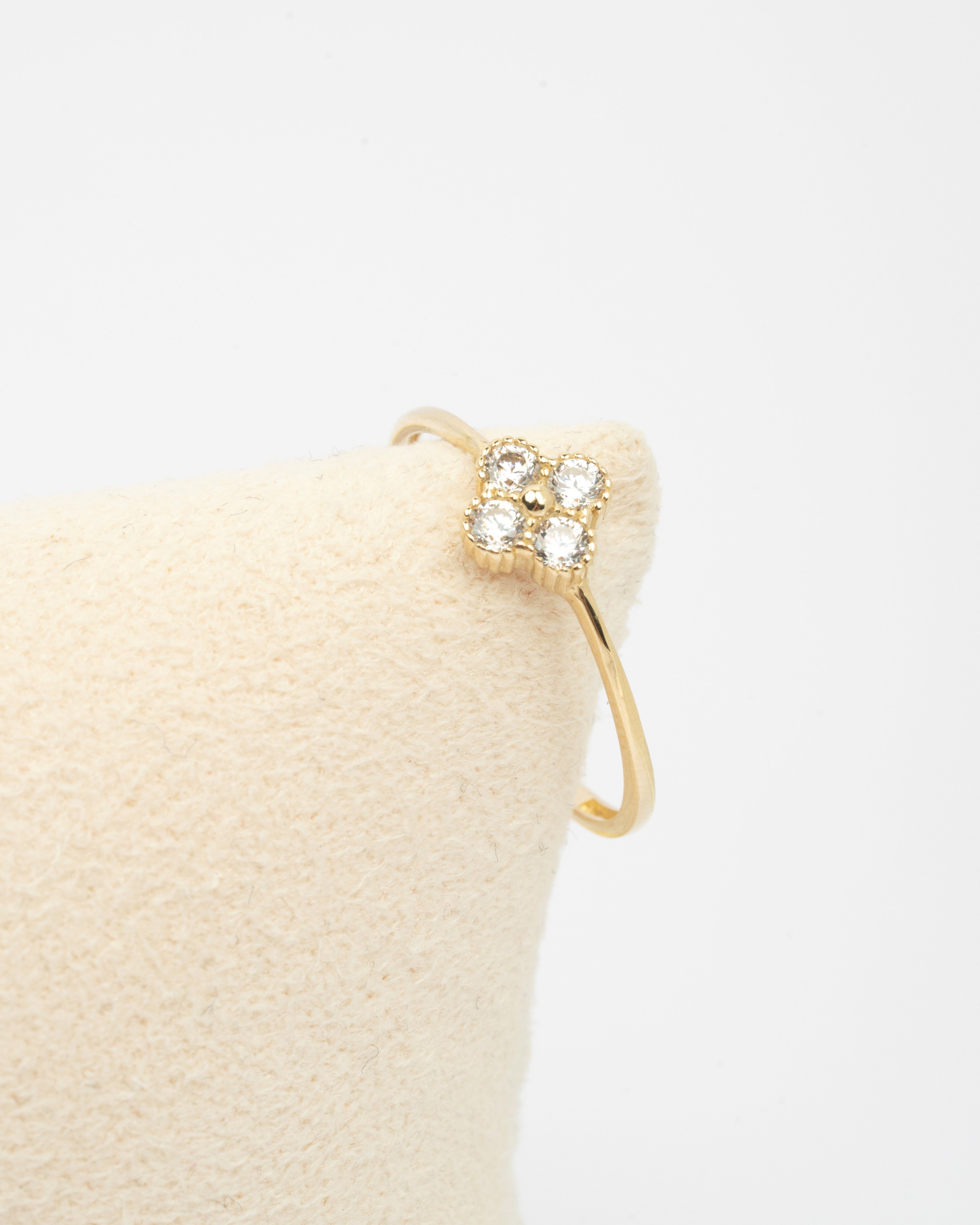 Prsteň Fiora Petite, 14K zlato