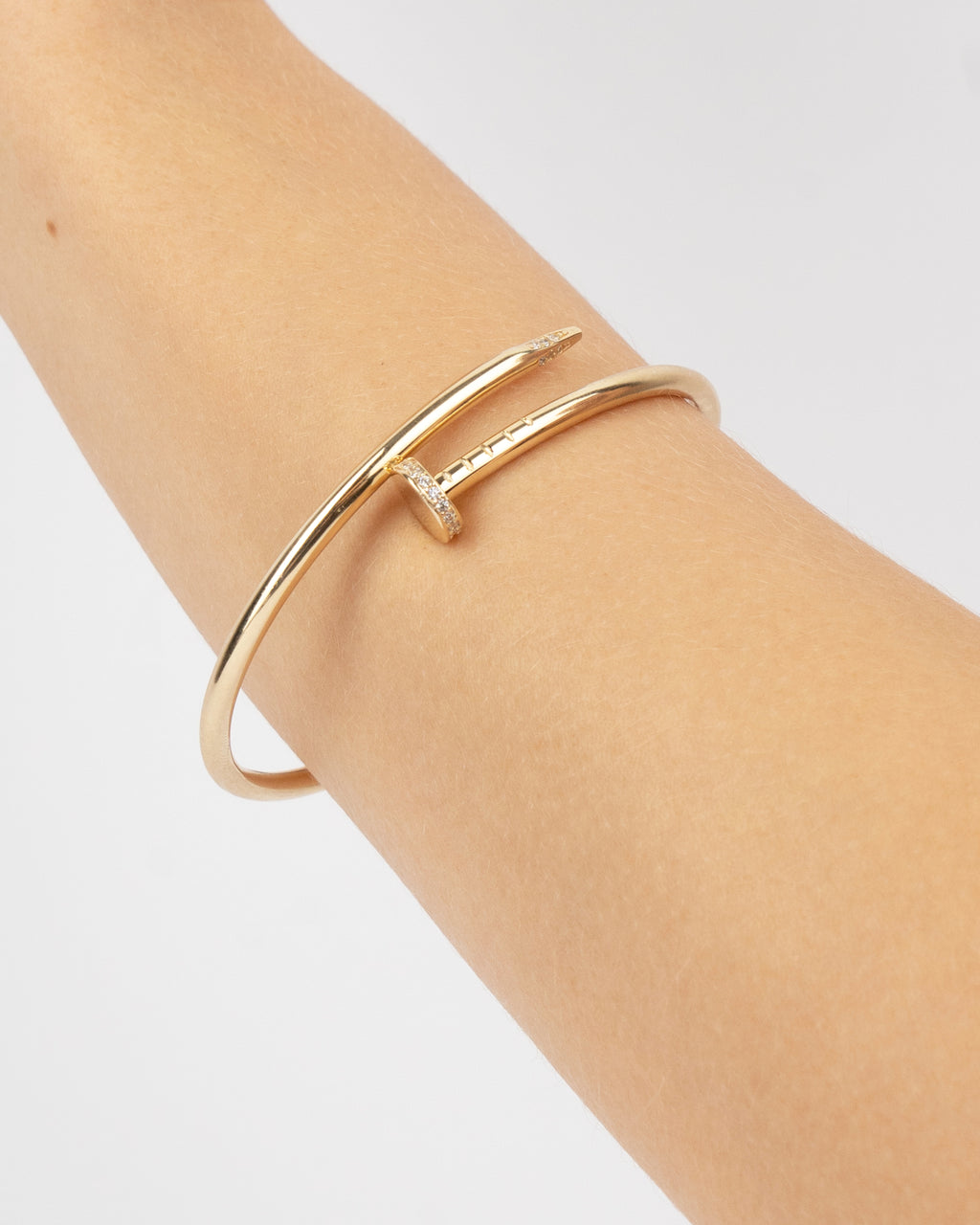 Pevný náramok Eternal Clou, 14K zlato