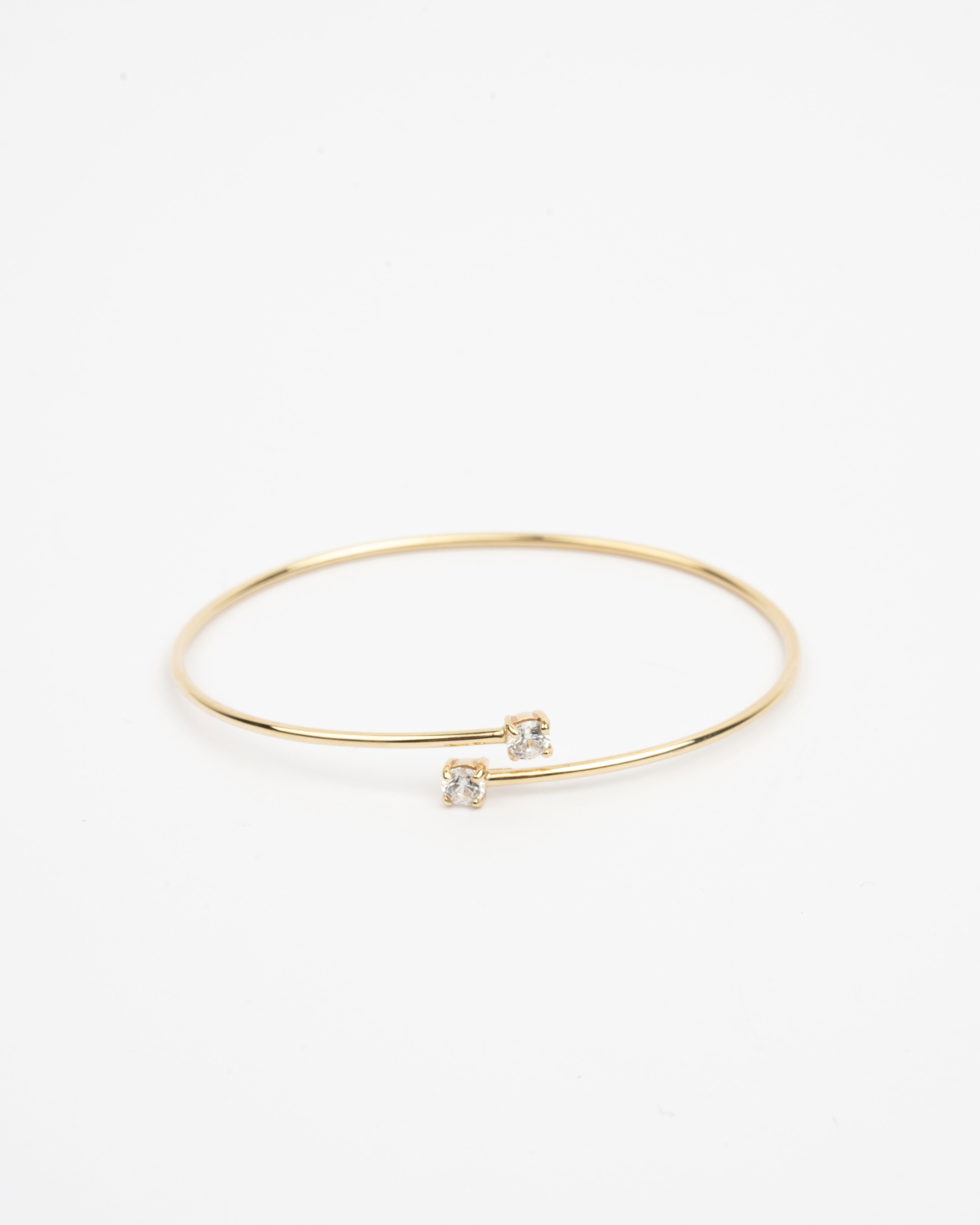 Pevný náramok Adele, 14K zlato