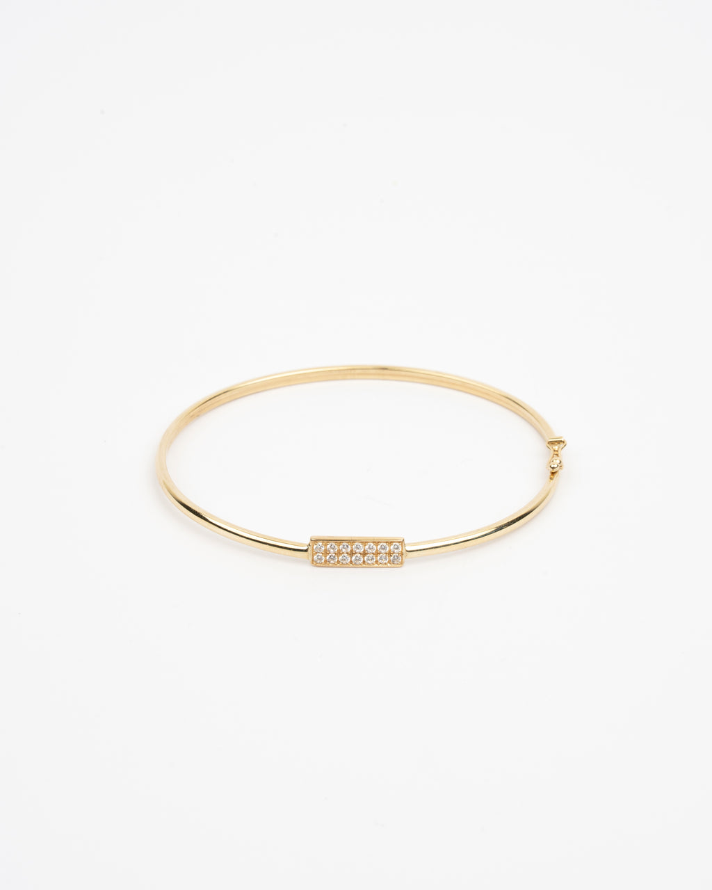 Pevný náramok Clarisse, 14K zlato