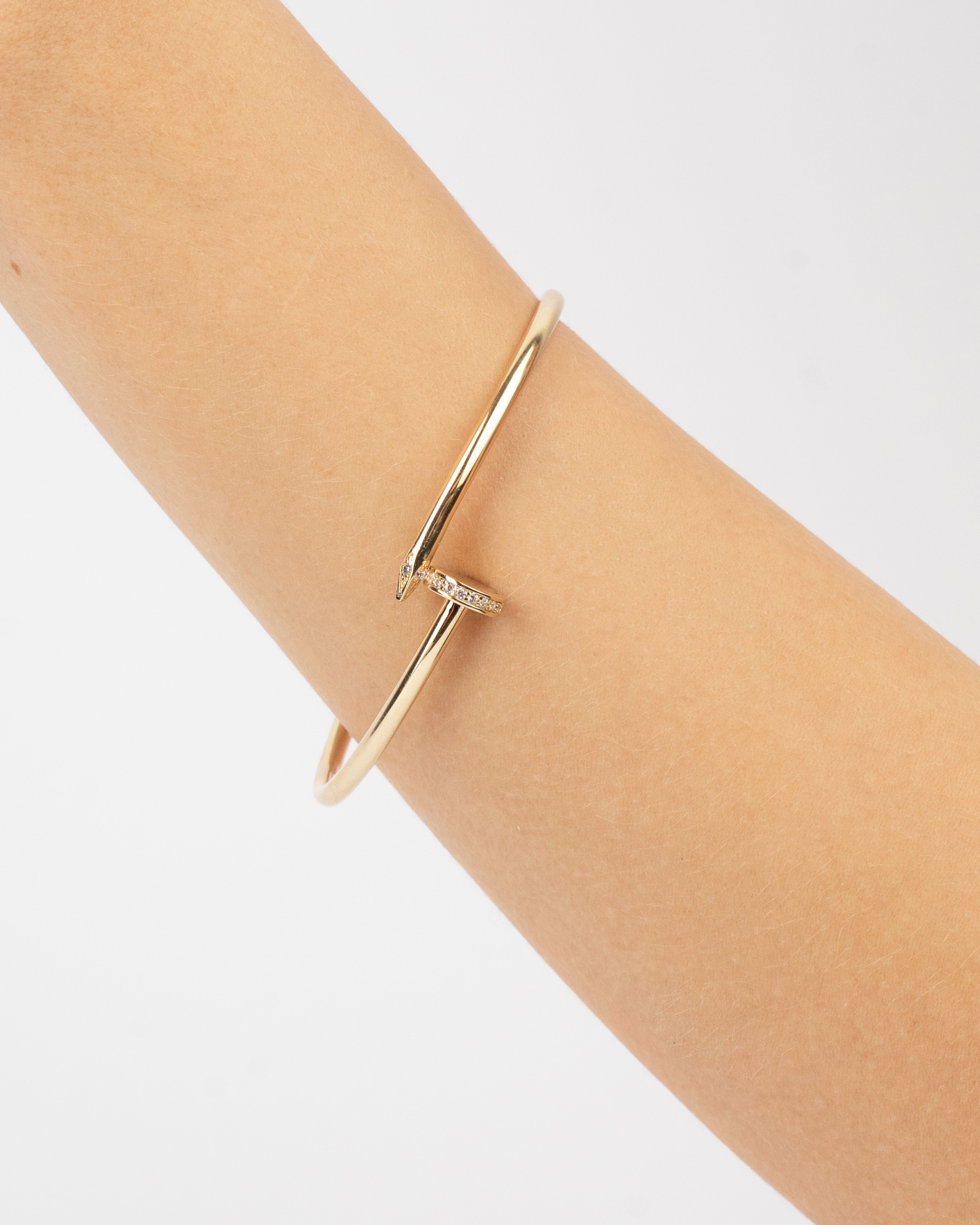 Pevný náramok Eternal Clou II, 14K zlato