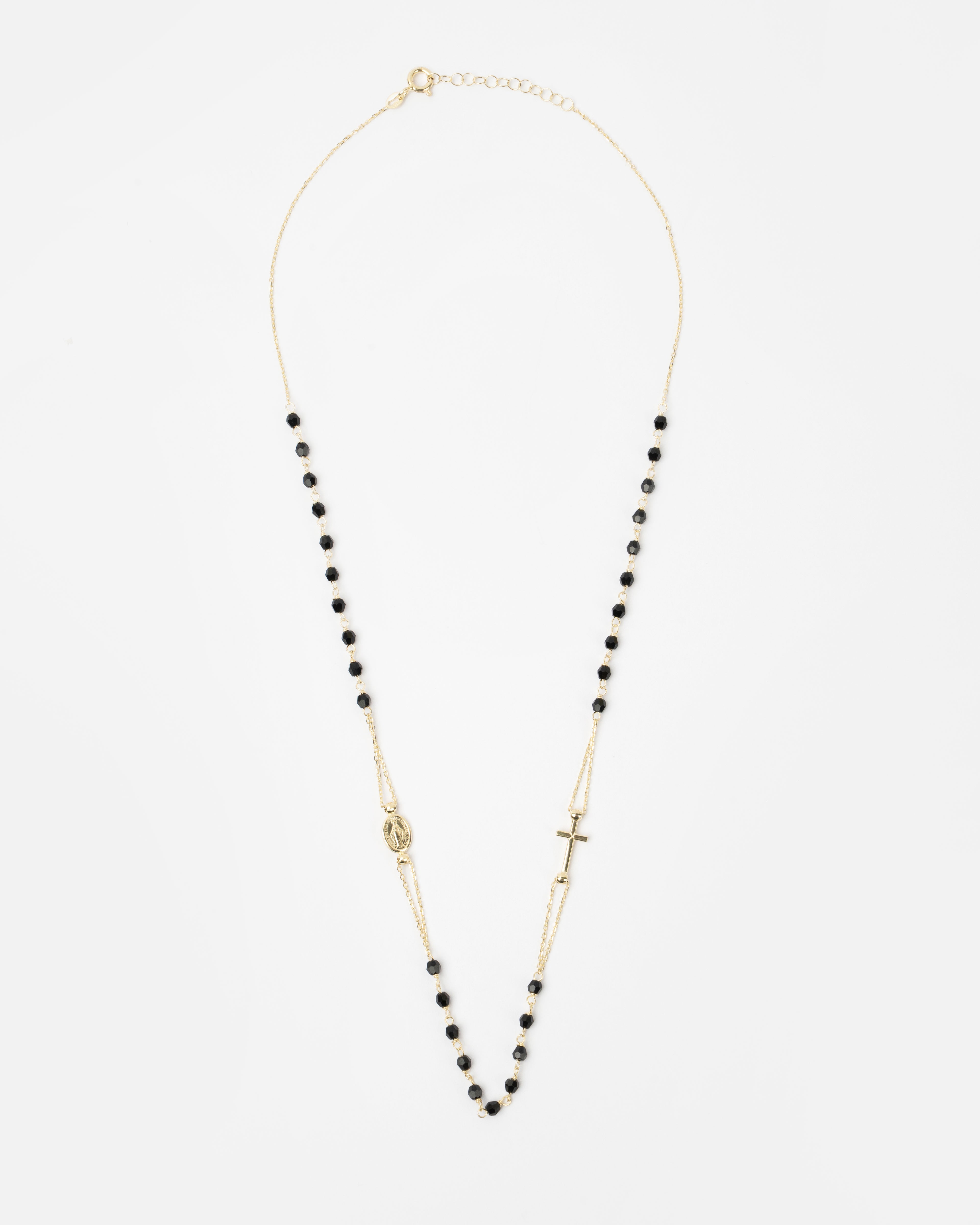 Náhrdelník Rosario Onyx, 14K zlato