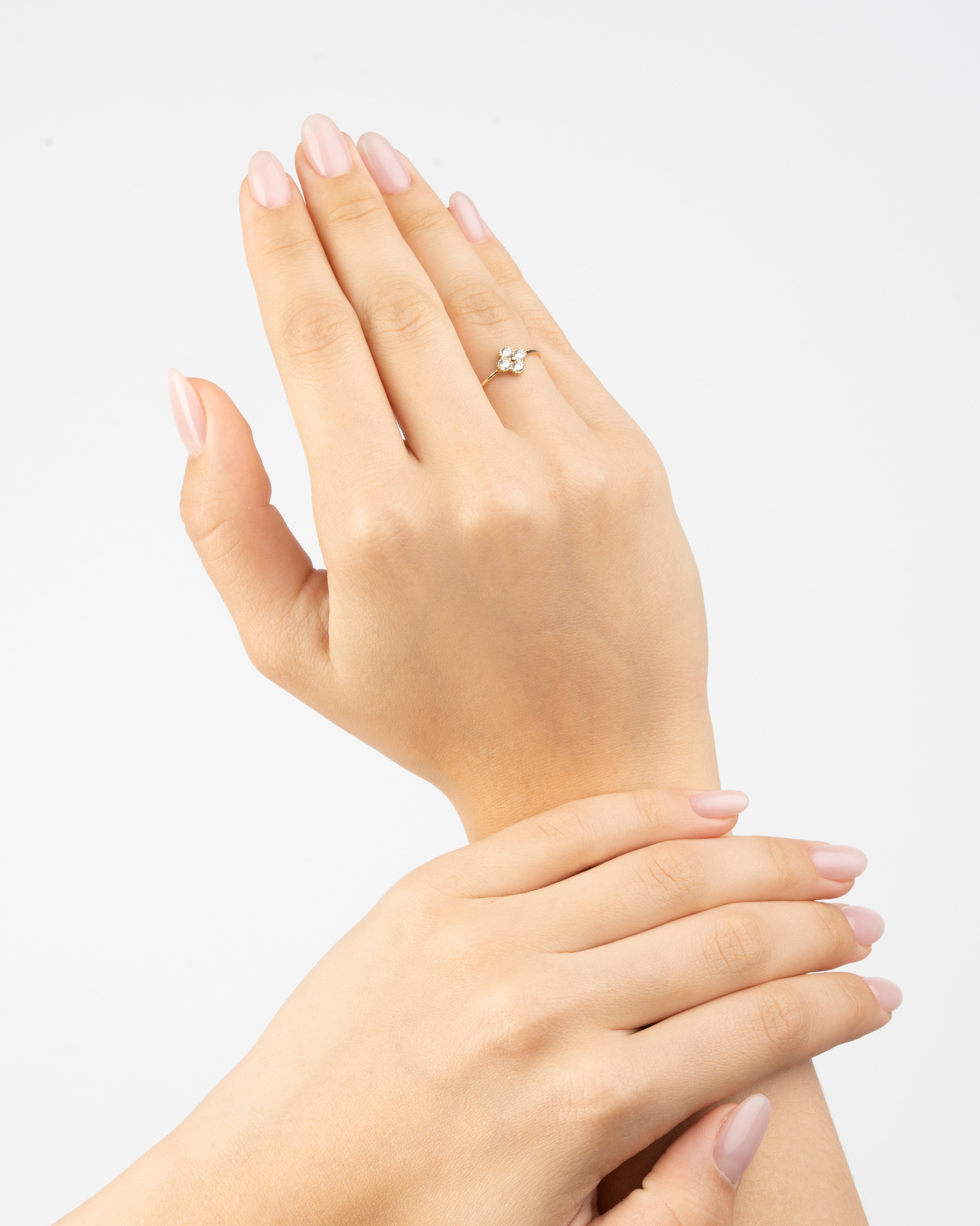 Prsteň Fiora Petite, 14K zlato