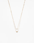 Náhrdelník Elina Duo Pearl, 14K zlato
