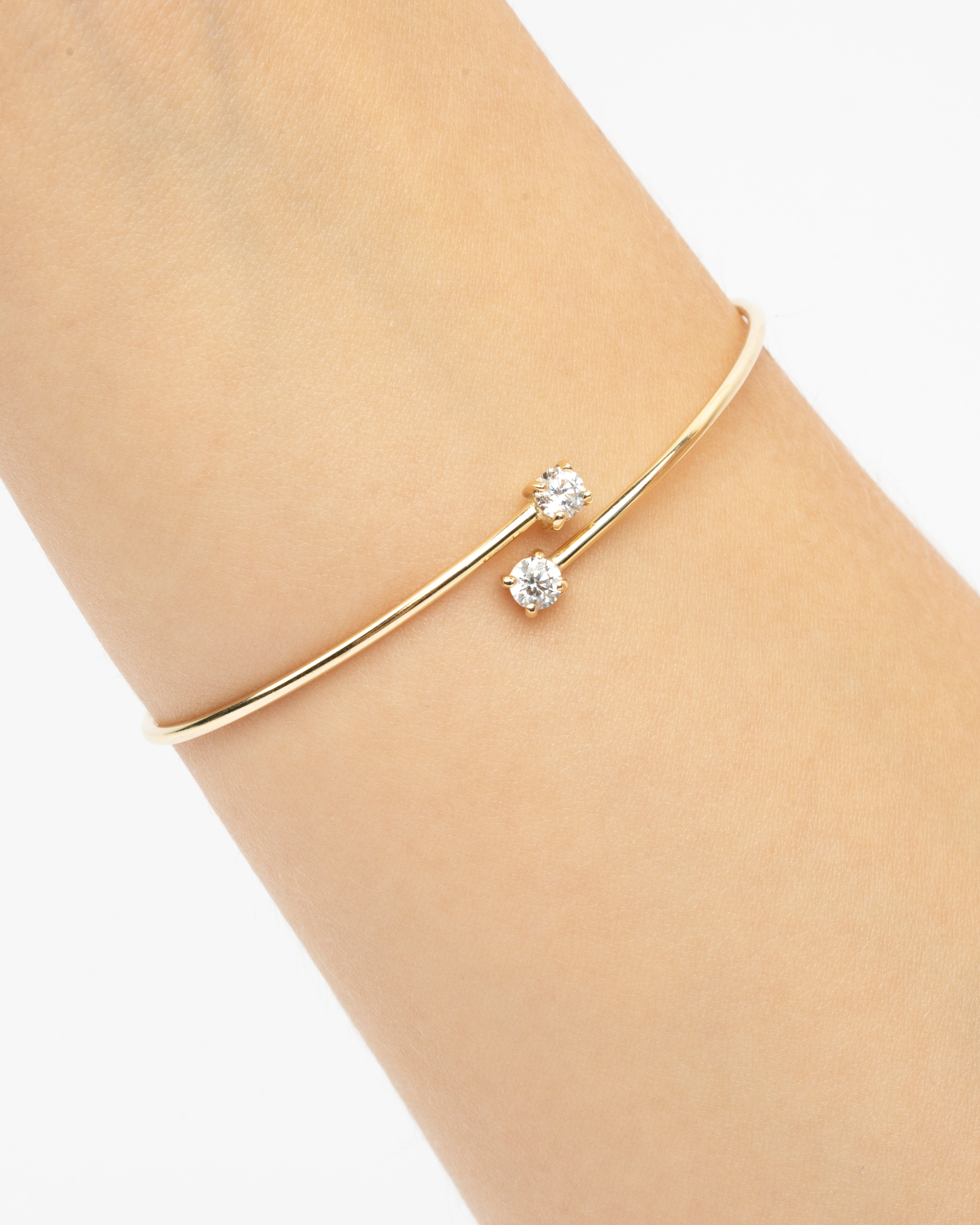 Pevný náramok Adele, 14K zlato