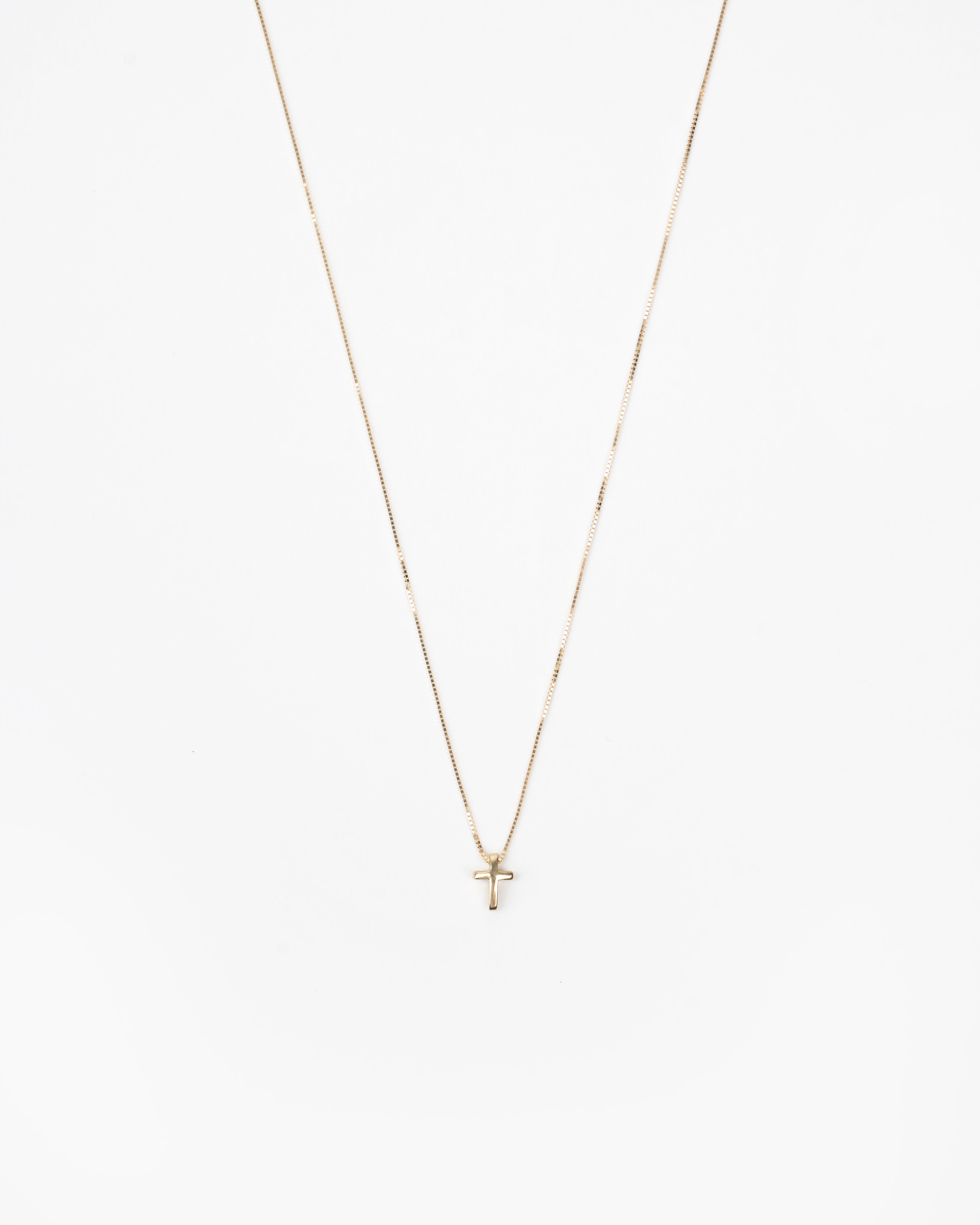Náhrdelník Elora Cross, 14K zlato