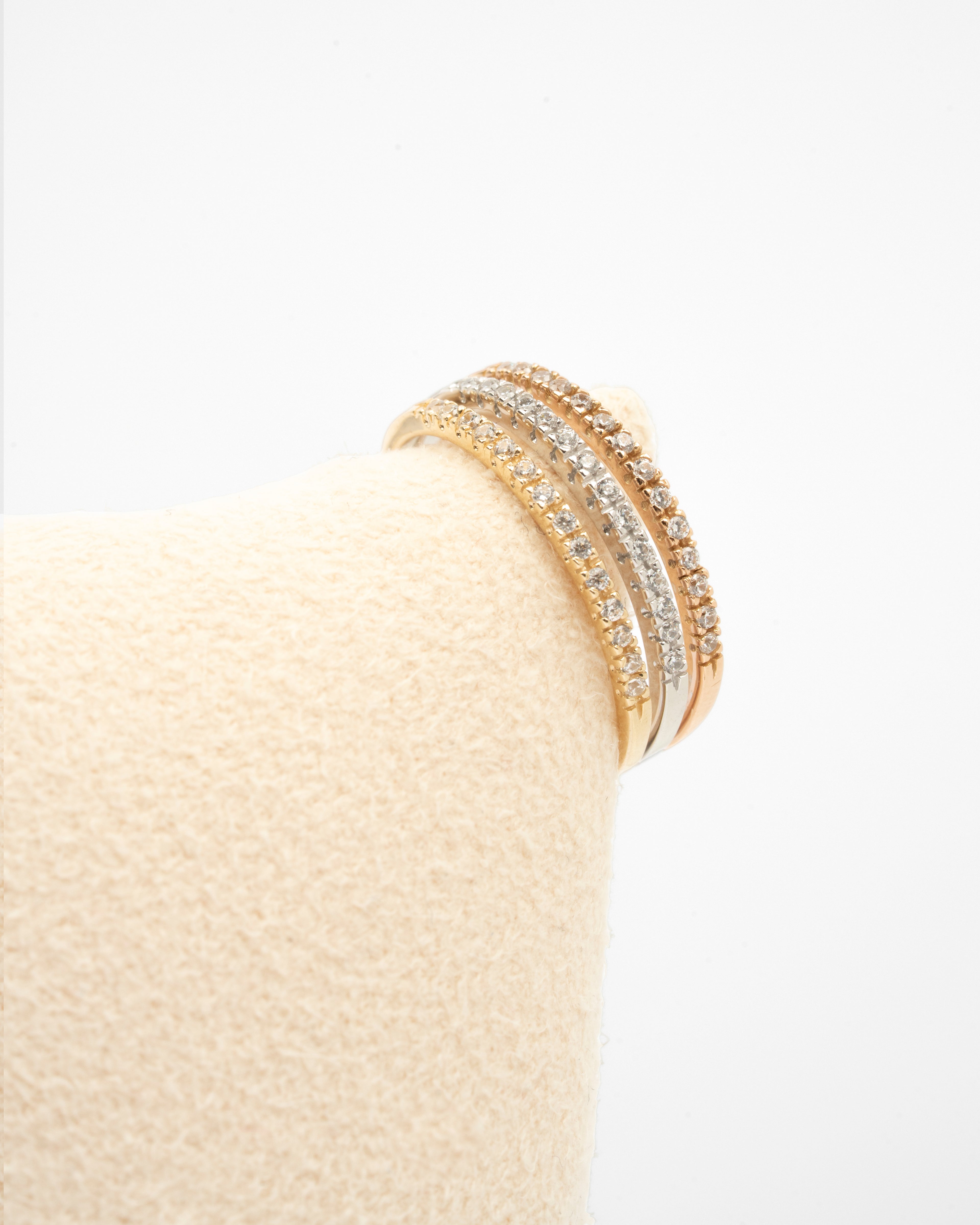 Prsteň Trielle, 14K zlato