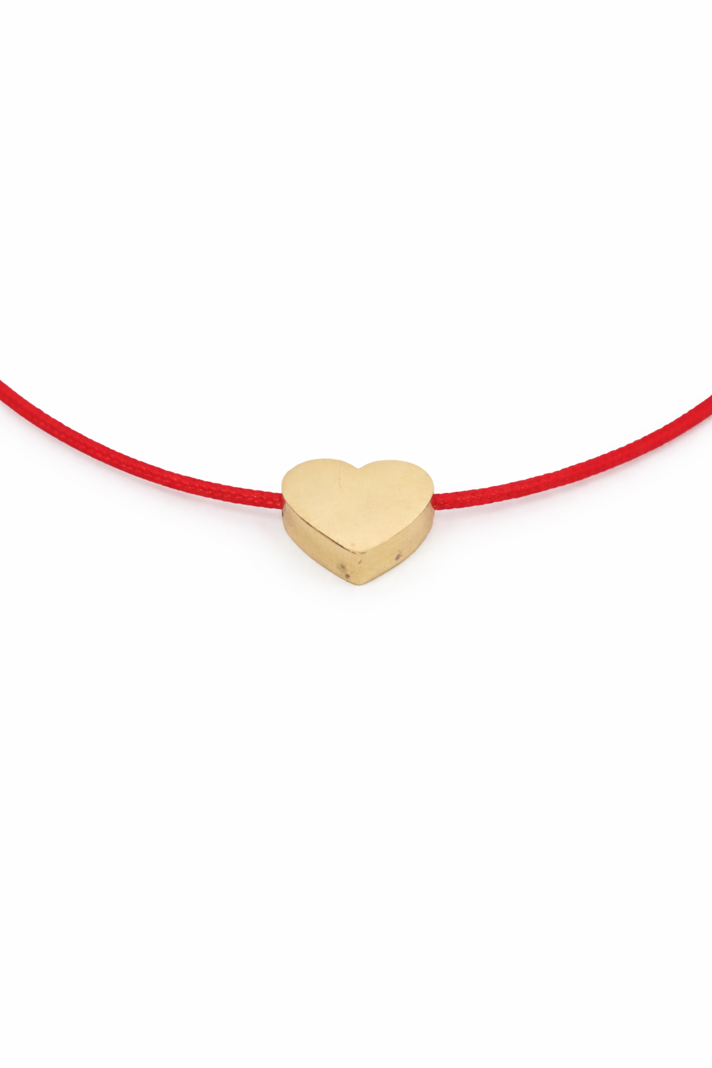 Atelier Pure Heart Cord Bracelet, 14K zlato