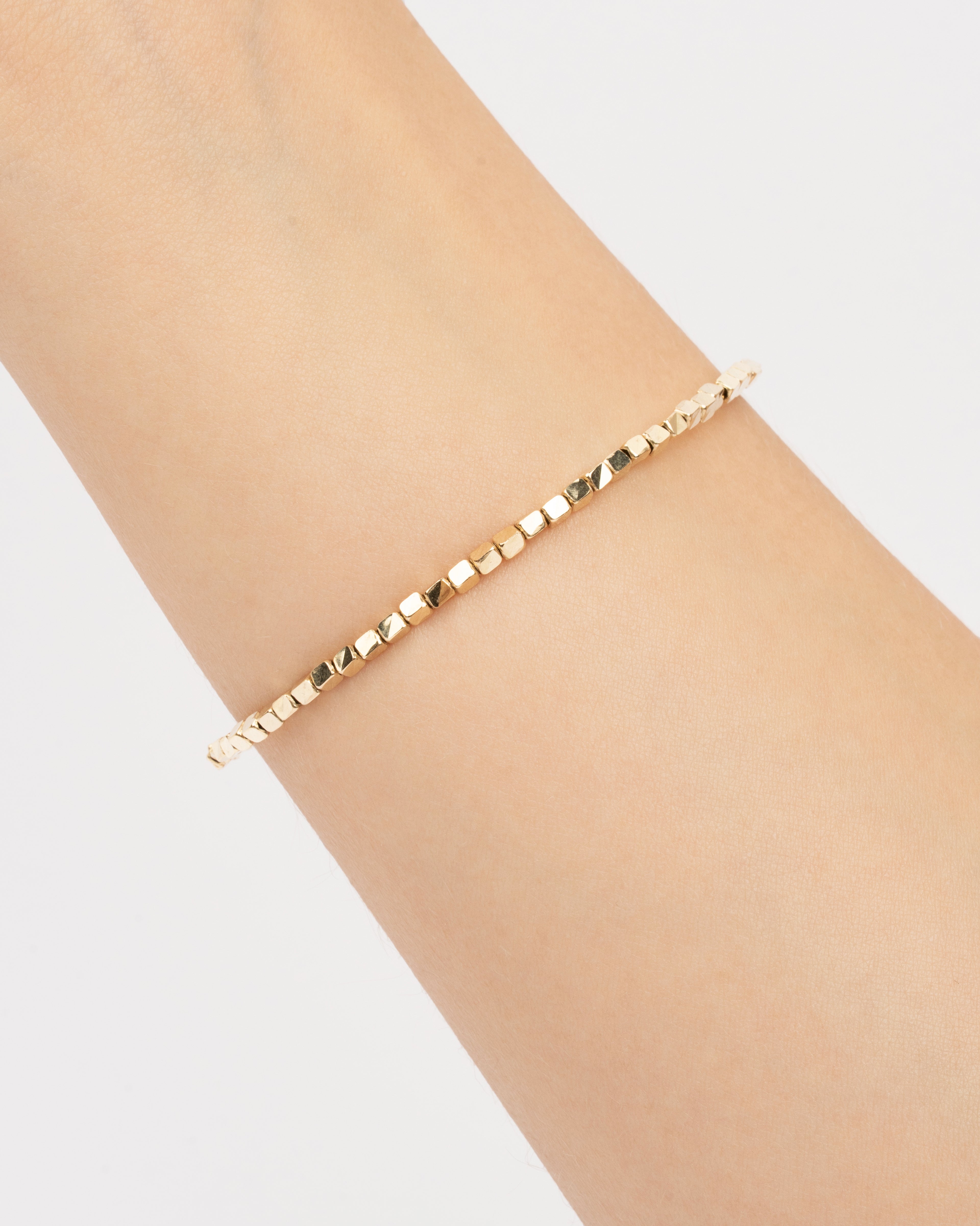 Pevný náramok Ariette, 14K zlato