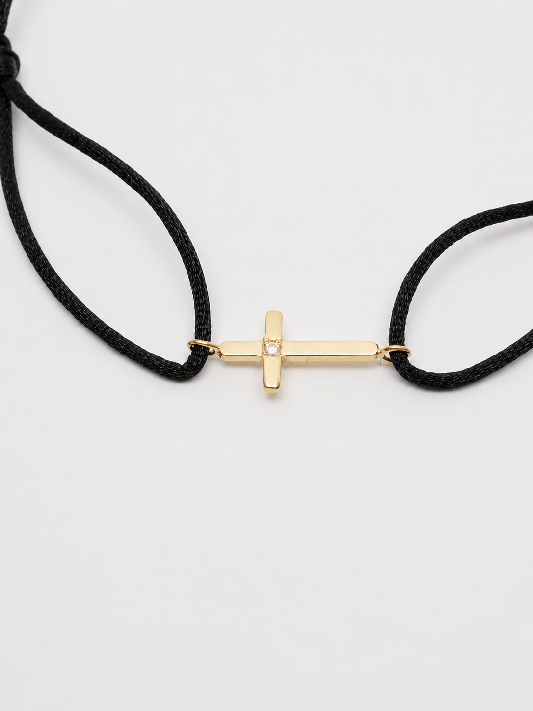 Šnúrkový náramok Croix, 14K zlato