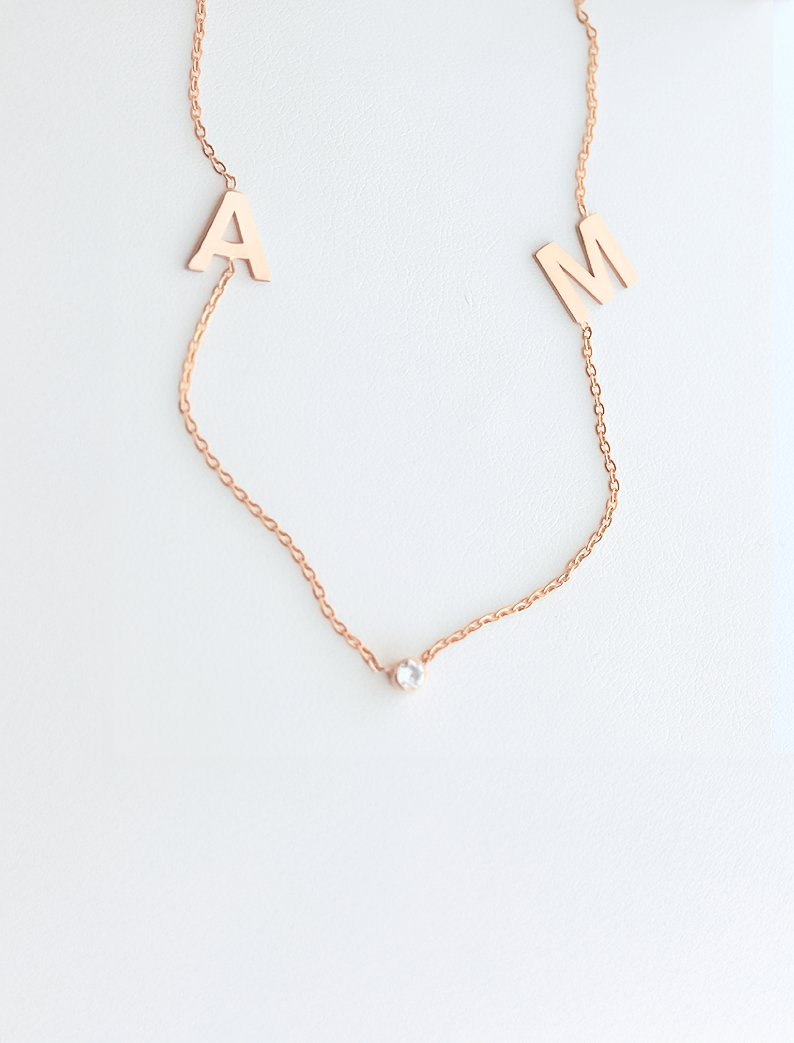 Atelier Multi-Initial Necklace – Signature Edition , 14K zlato