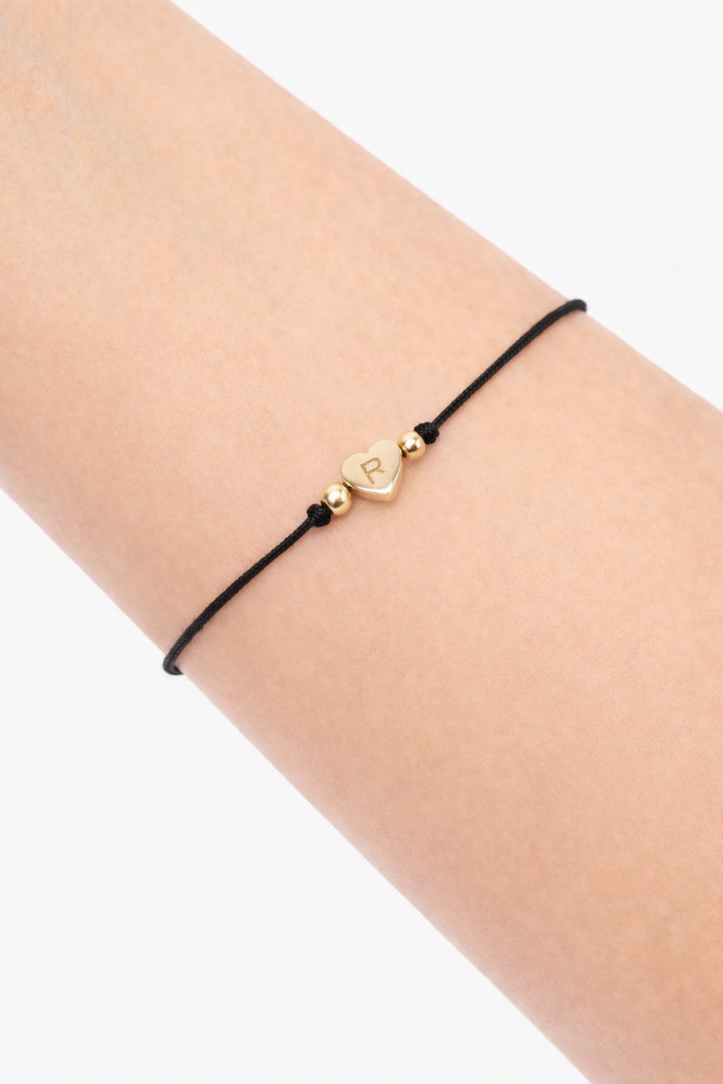 Atelier Love Initial Bracelet, 14K zlato