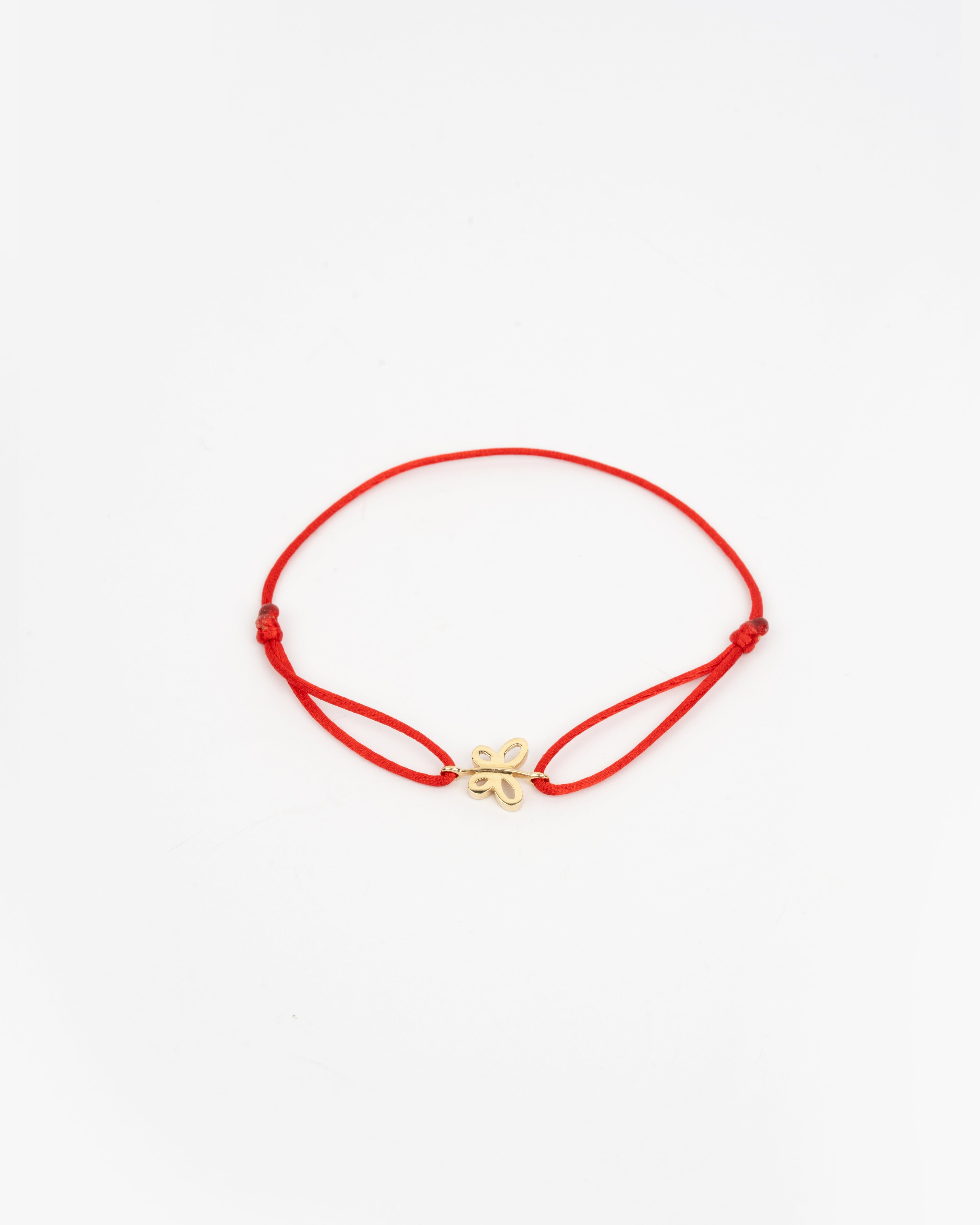 Zlatý šnúrkový náramok Golden Wings, 14K zlato